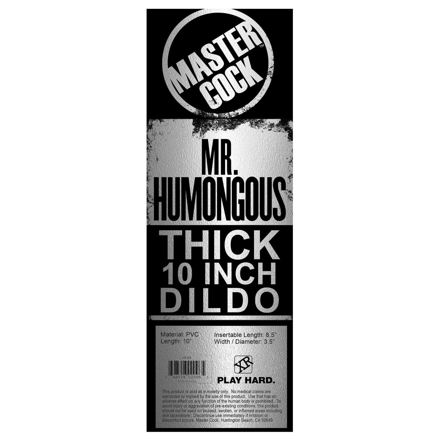 Mr. Humongous Thick 10 Inch Dildo