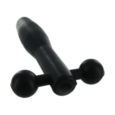 Silicone Cum-Thru Barbell Penis Plug