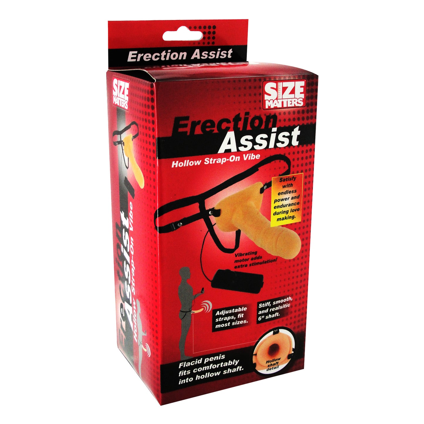 Size Matters Erection Assist Hollow Strap-On Vibe