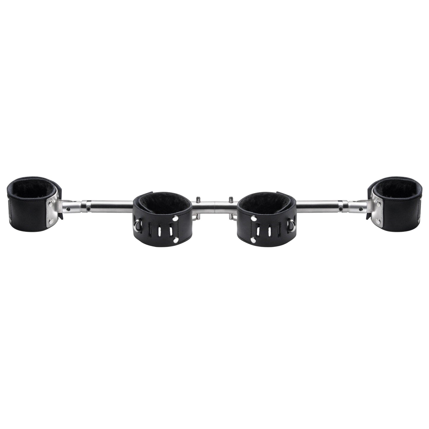 Adjustable Swiveling Spreader Bar with Leather Cuffs