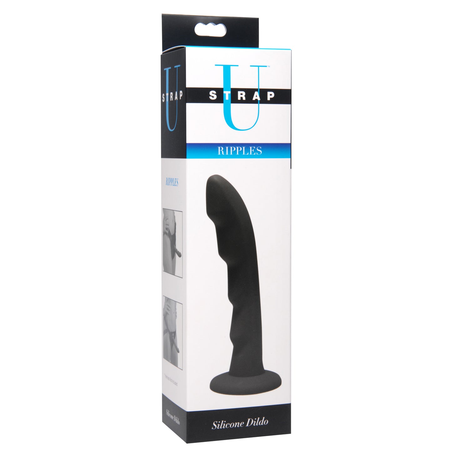 Ripples Silicone Strap On Harness Dildo-