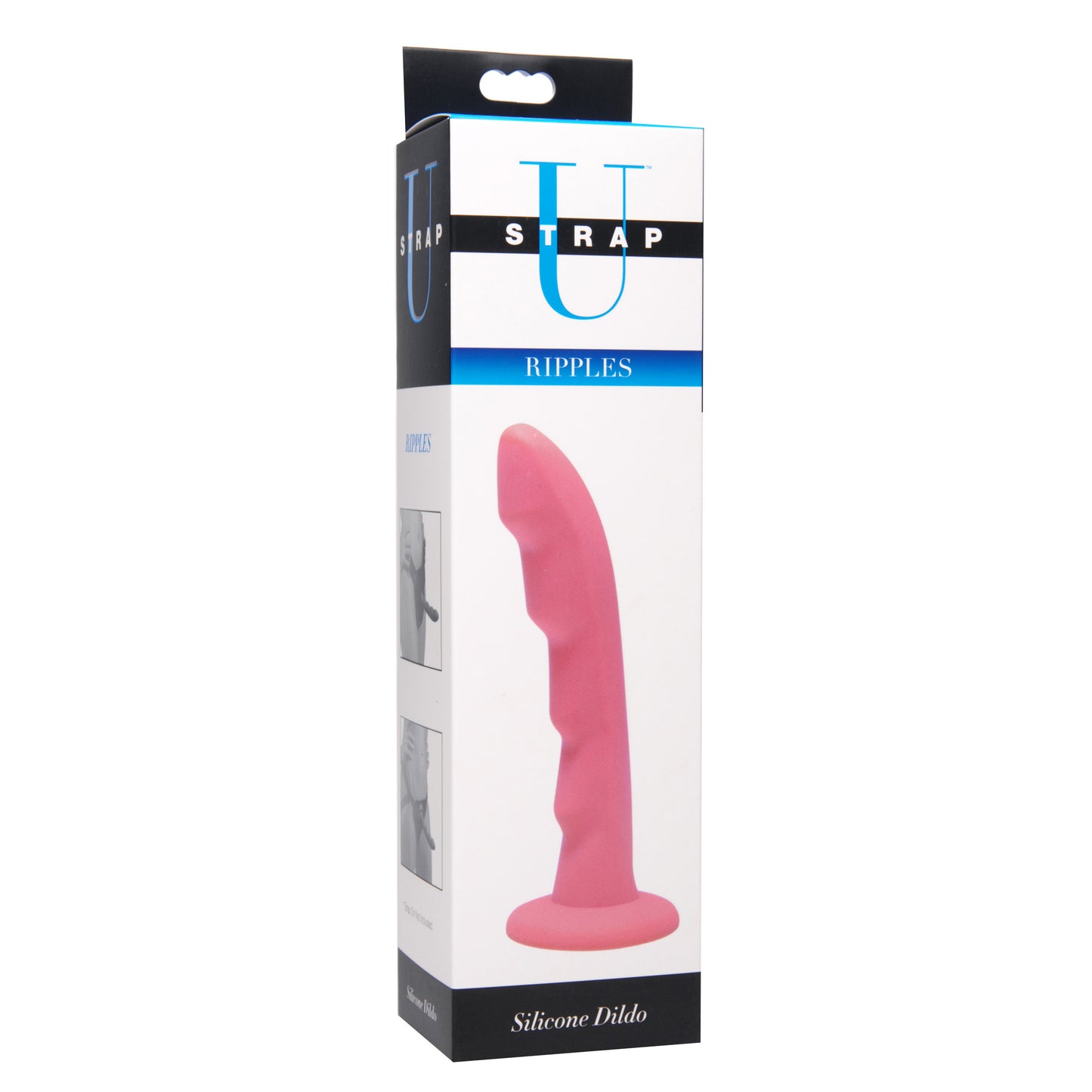 Ripples Silicone Strap On Harness Dildo-