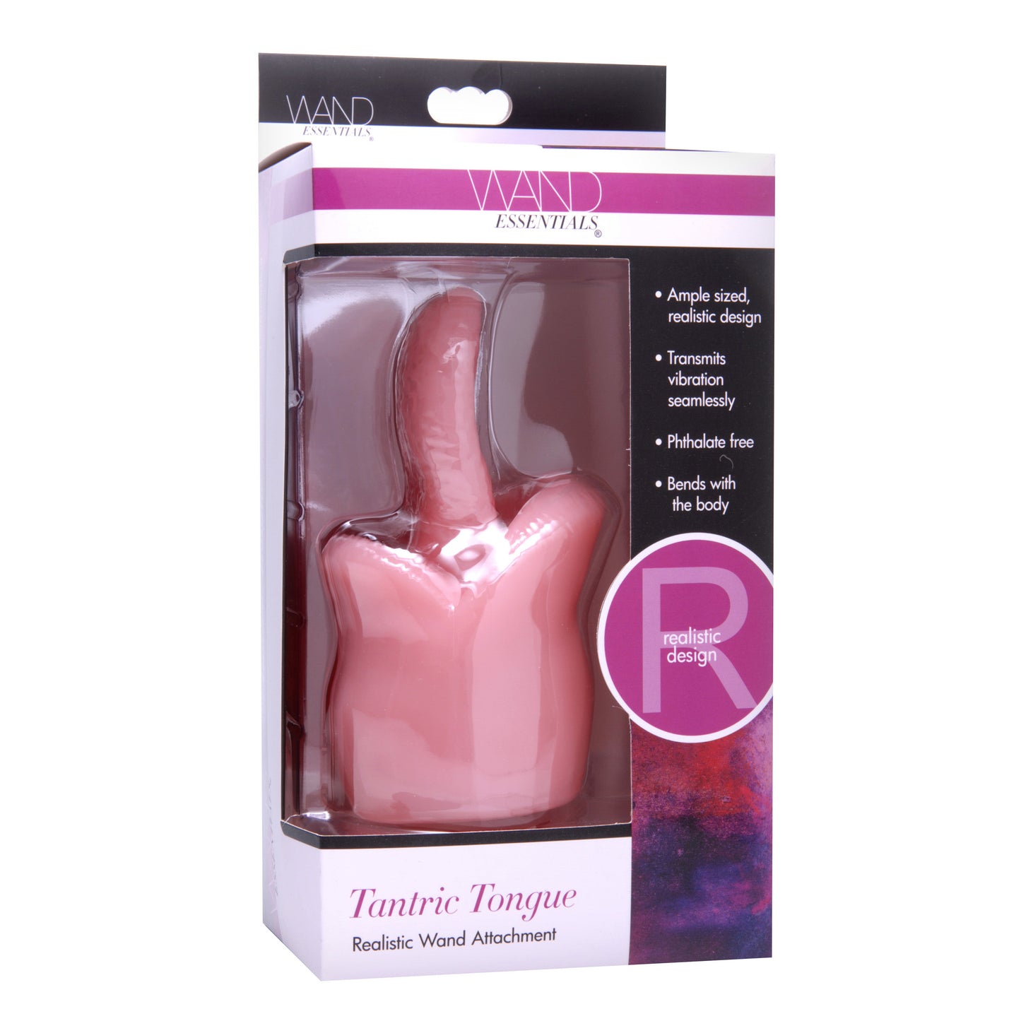 Tantric Tongue Realistic Oral Sex Wand Attachment