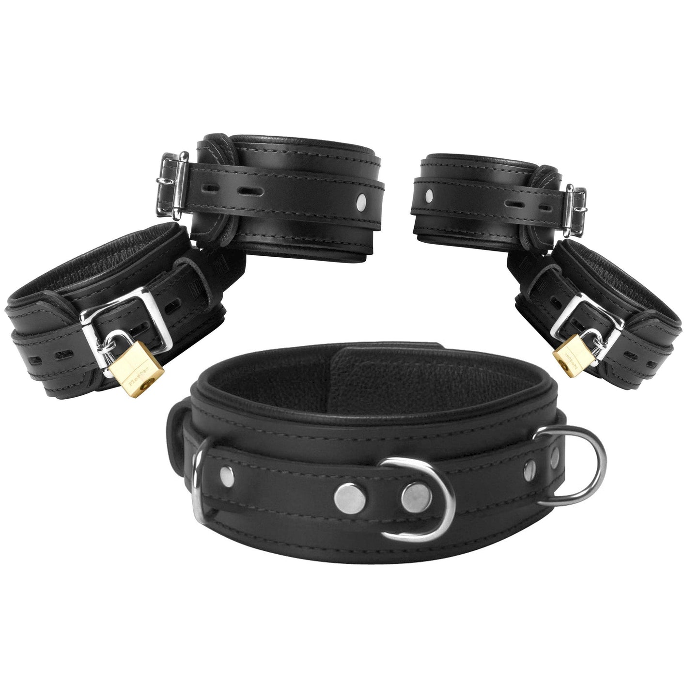 Premium Leather Bondage Essentials Kit