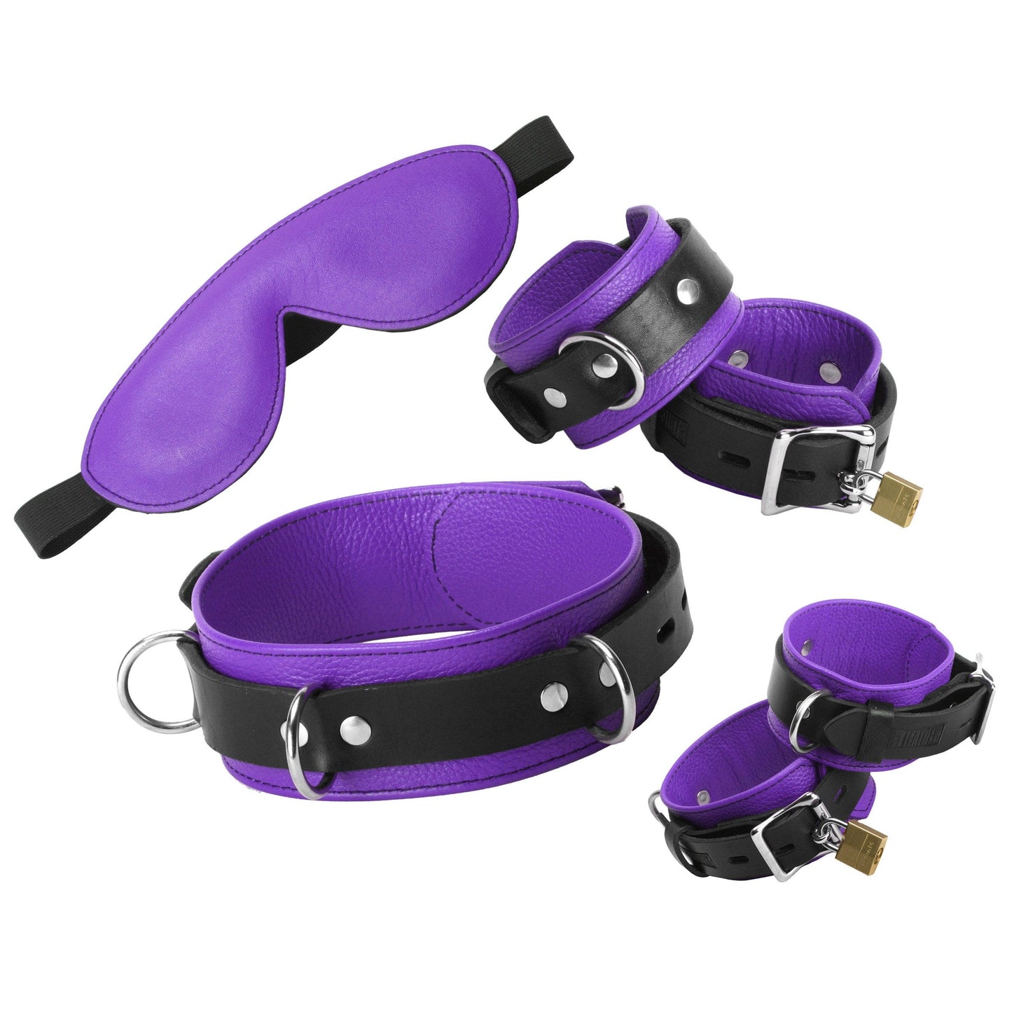 Premium Leather Bondage Essentials Kit