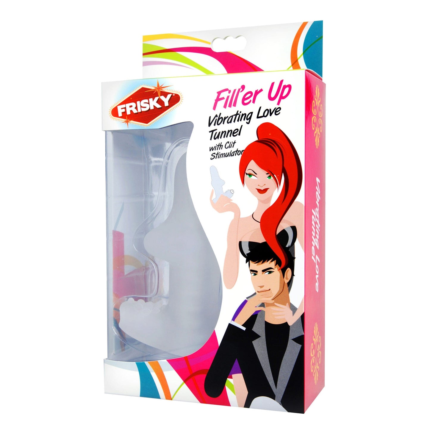 Fill Her Up Vibrating Love Tunnel with Clit Stimulator