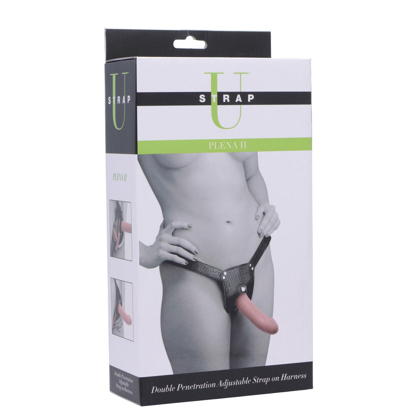 Plena II Double Penetration Adjustable Strap on Harness