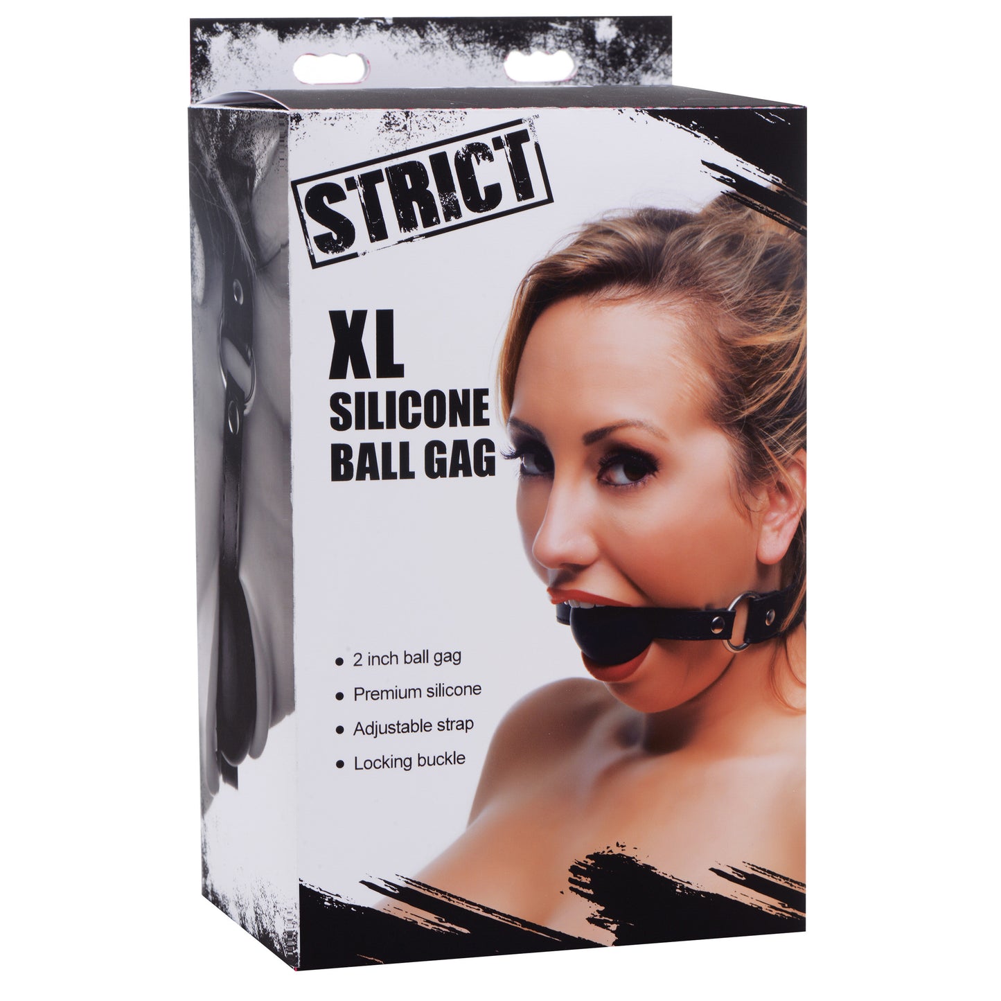 XL 2 Inch Silicone Ball Gag