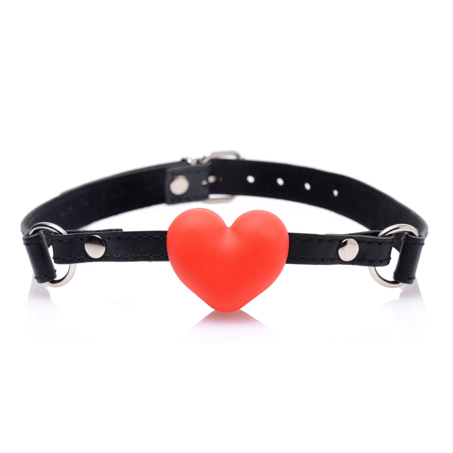 Heart Beat Silicone Heart Shaped Mouth Gag