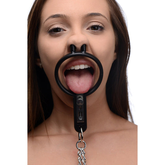 Degraded Mouth Spreader with Nipple Clamps