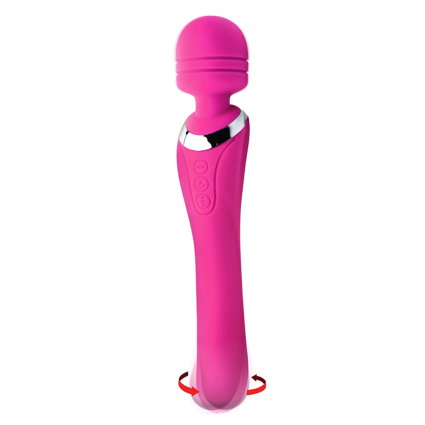 Whirling Wand 2 in 1 Silicone Dual Massage Wand