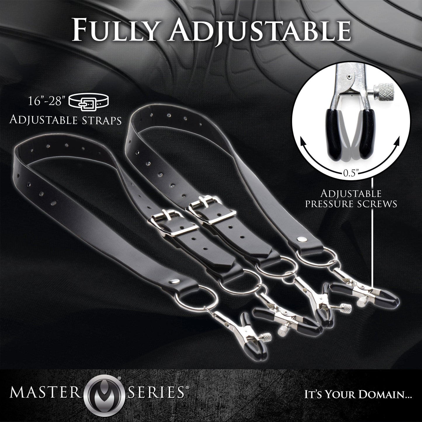 Spread Labia Spreader Straps with Clamps