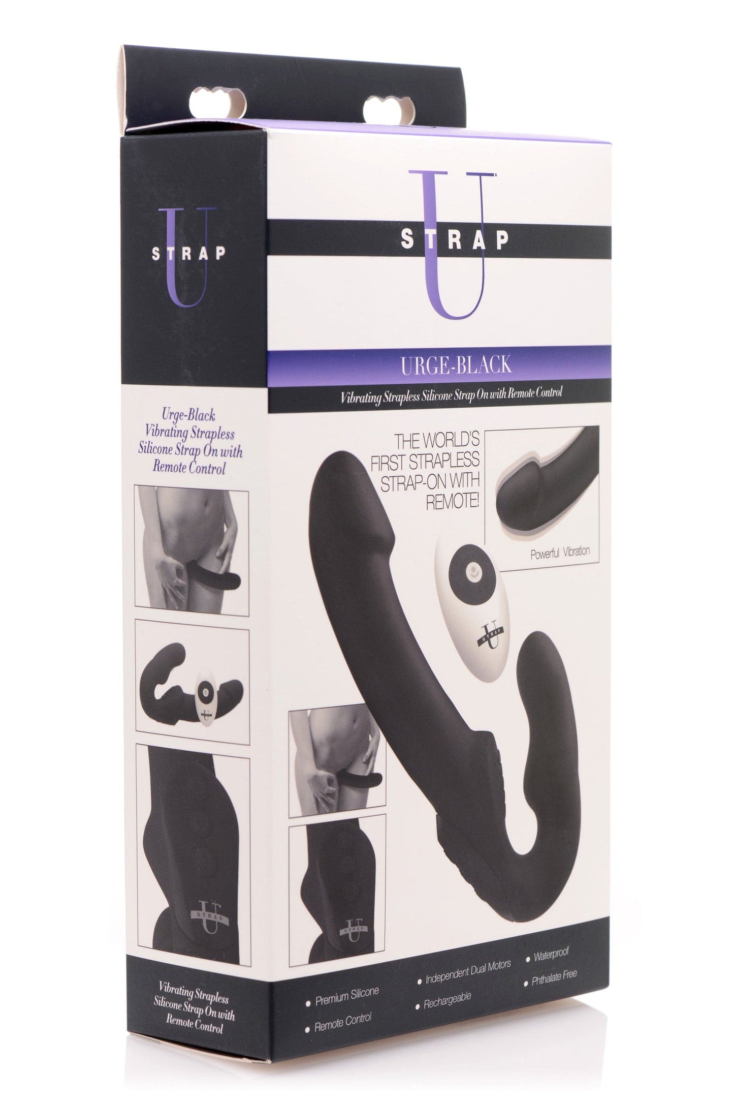 Urge Silicone Strapless Strap On With Remote-