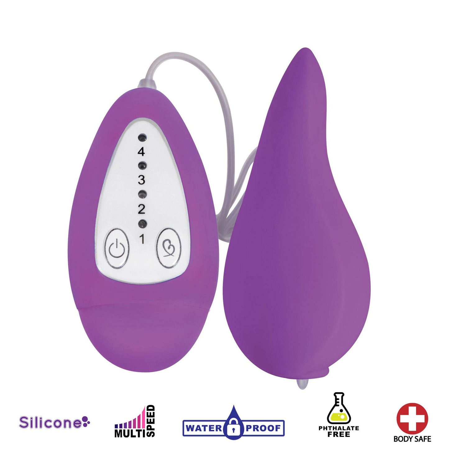 Groove Smooth Silicone Remote Vibe-