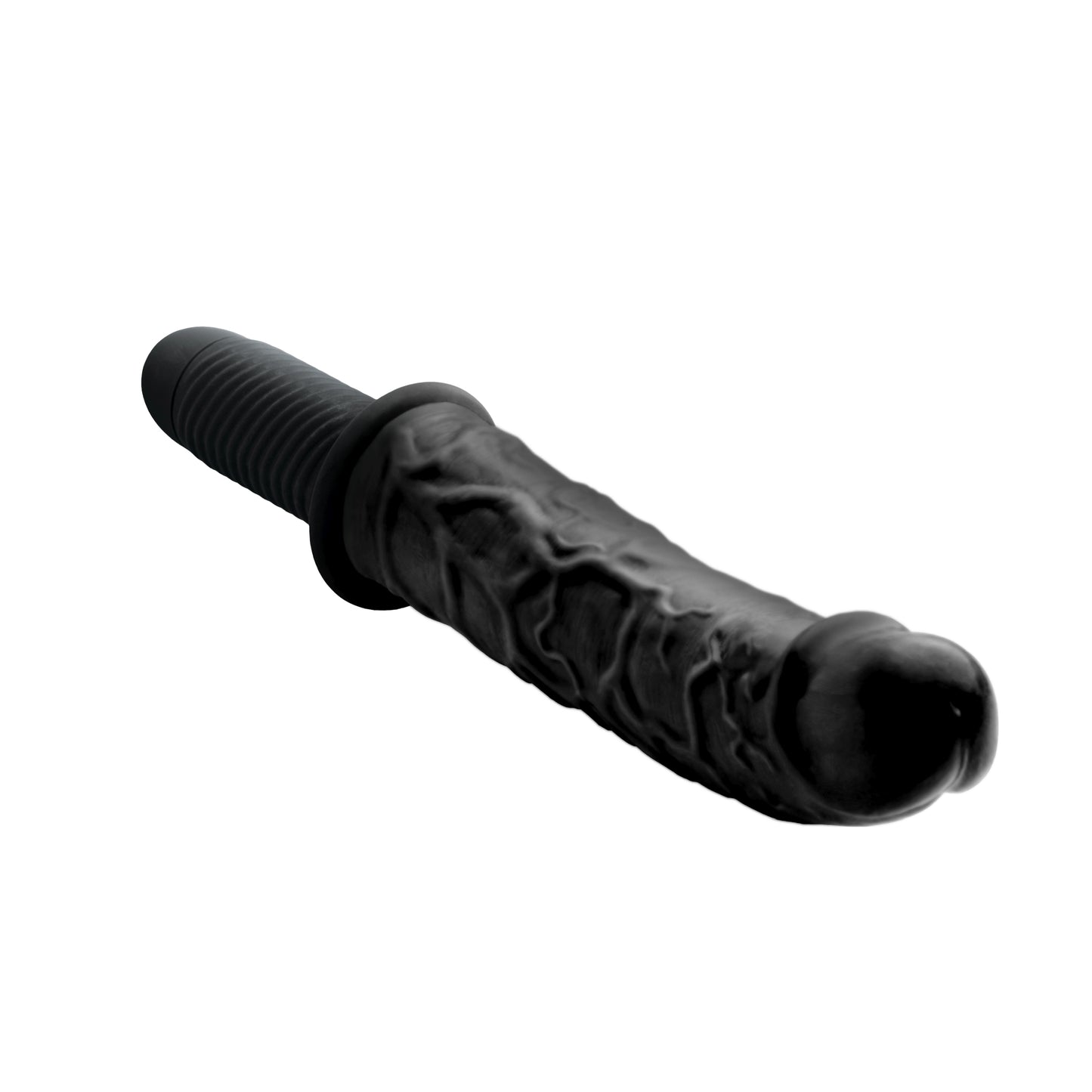 The Curved Dicktator 13 Mode Vibrating Giant Dildo Thruster -