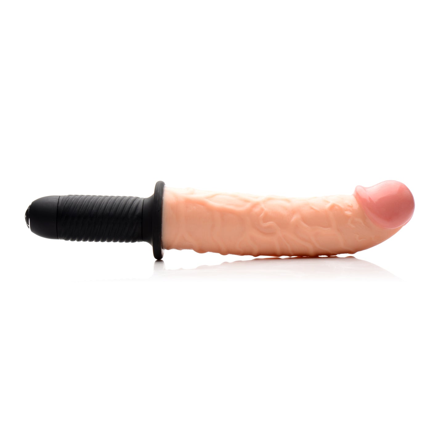 The Curved Dicktator 13 Mode Vibrating Giant Dildo Thruster -