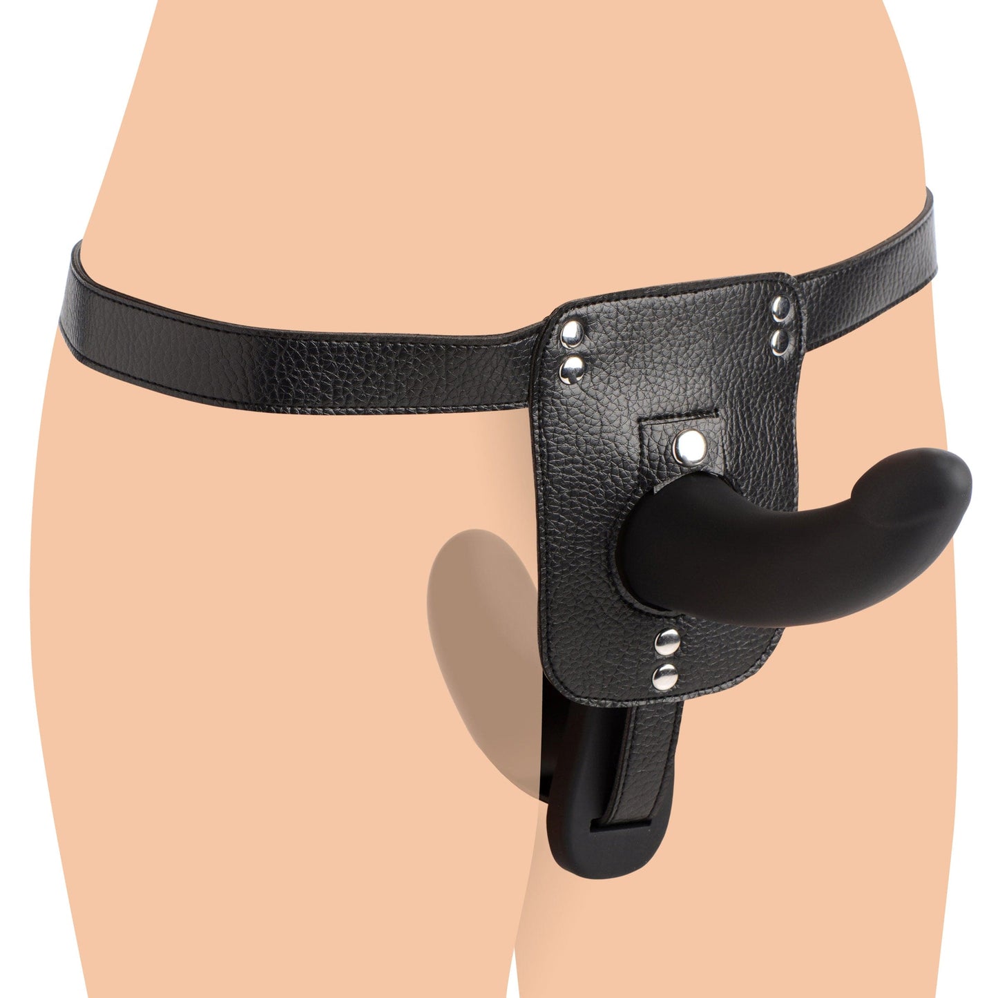 Double Take 10X Double Penetration Vibrating Strap-on Harness -