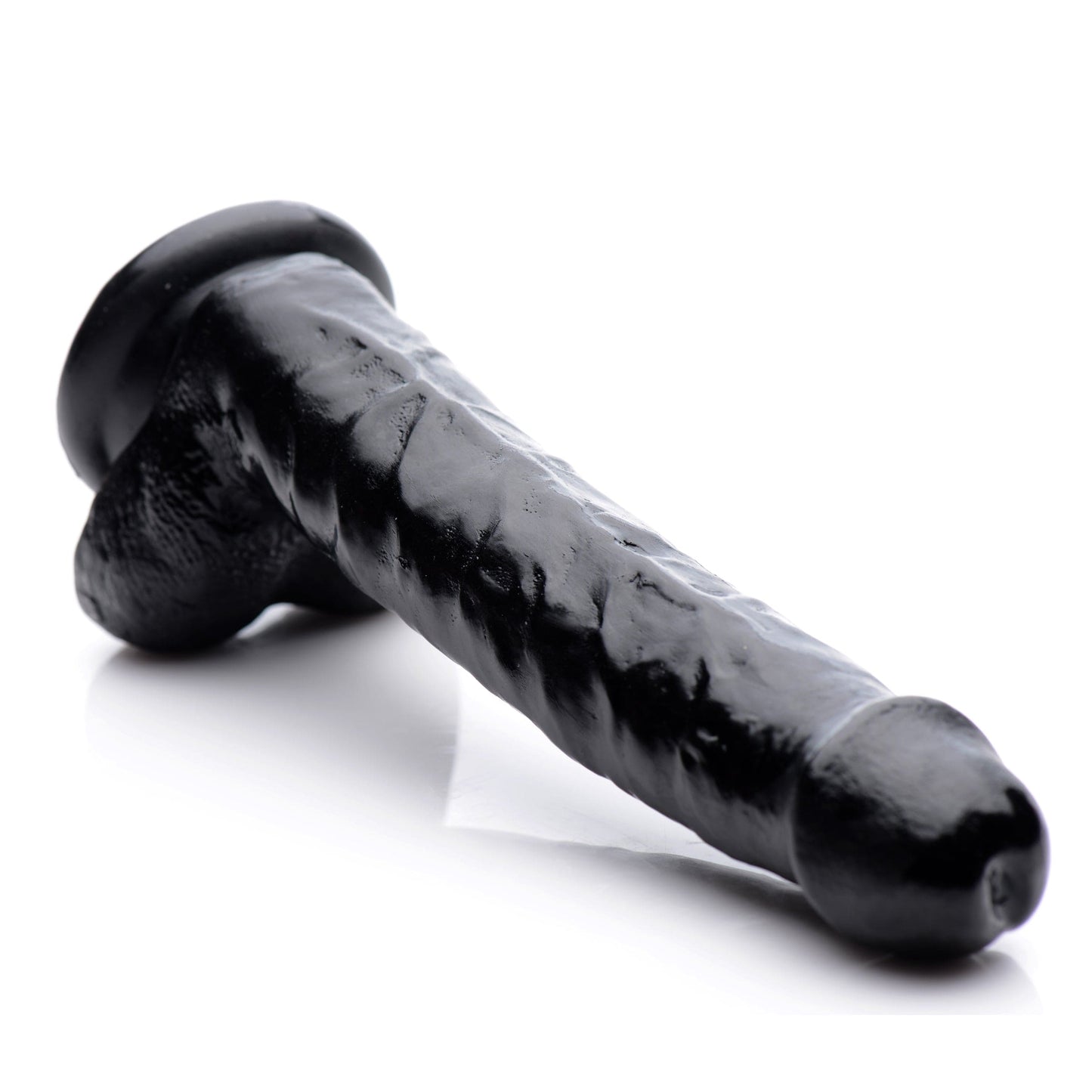 8 Inch Slim Dildo with Balls-