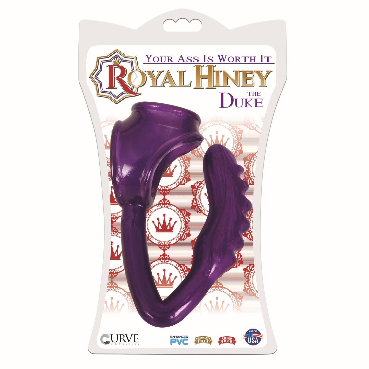 The Duke Cock and Ball Ring with Anal Plug -