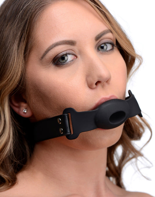 Hollow Silicone Gag