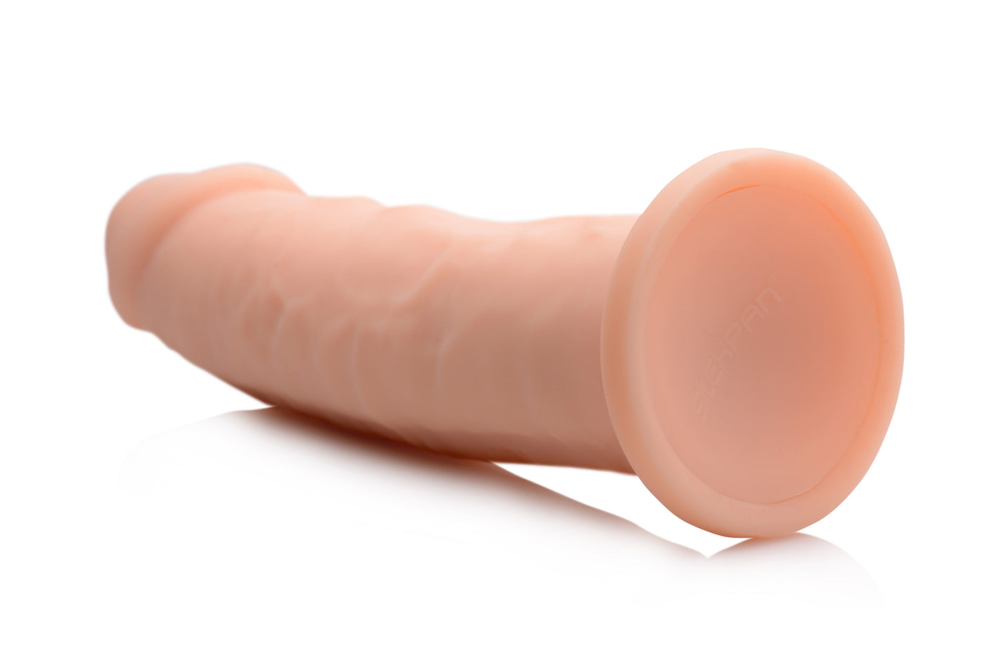 Silexpan Light Hypoallergenic Silicone Dildo with Balls - 8 Inch