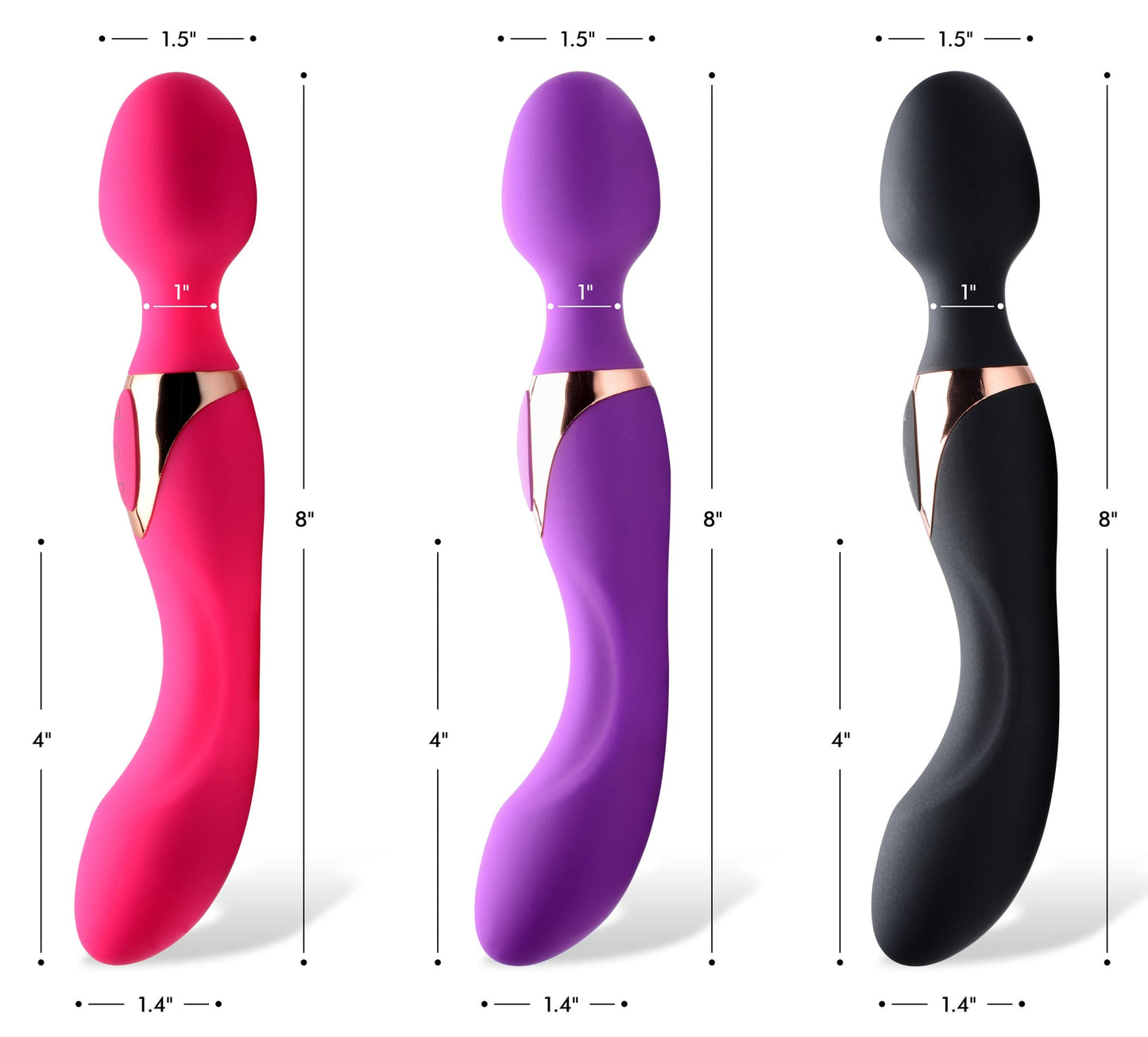 10X Dual Duchess 2-in-1 Silicone Massager -