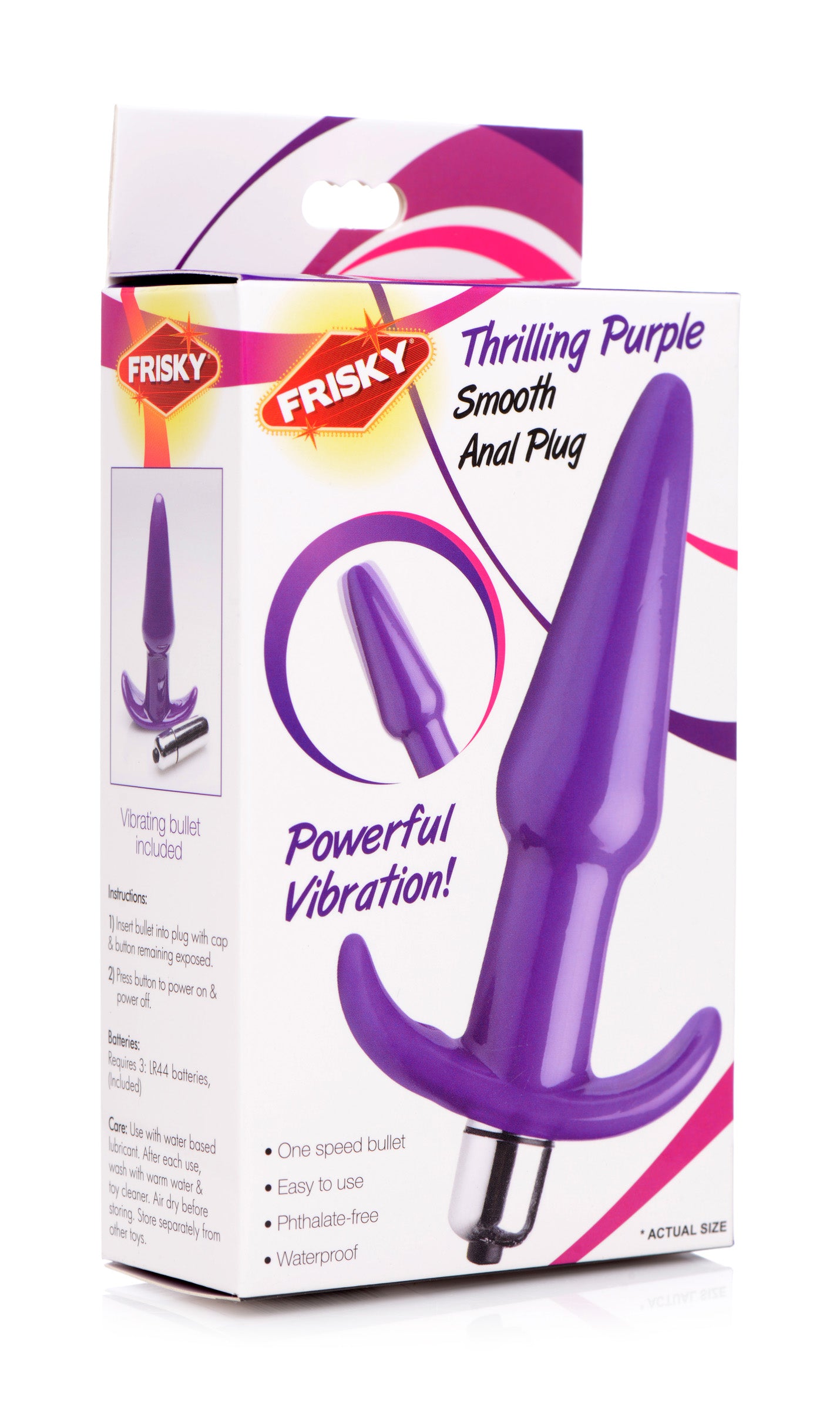 Smooth Vibrating Anal Plug -