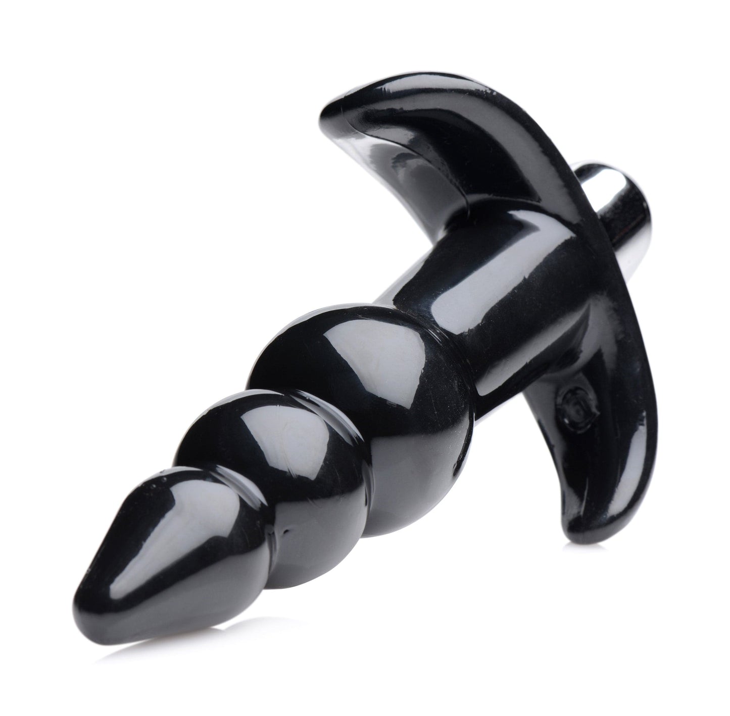 Ribbed Vibrating Butt Plug -