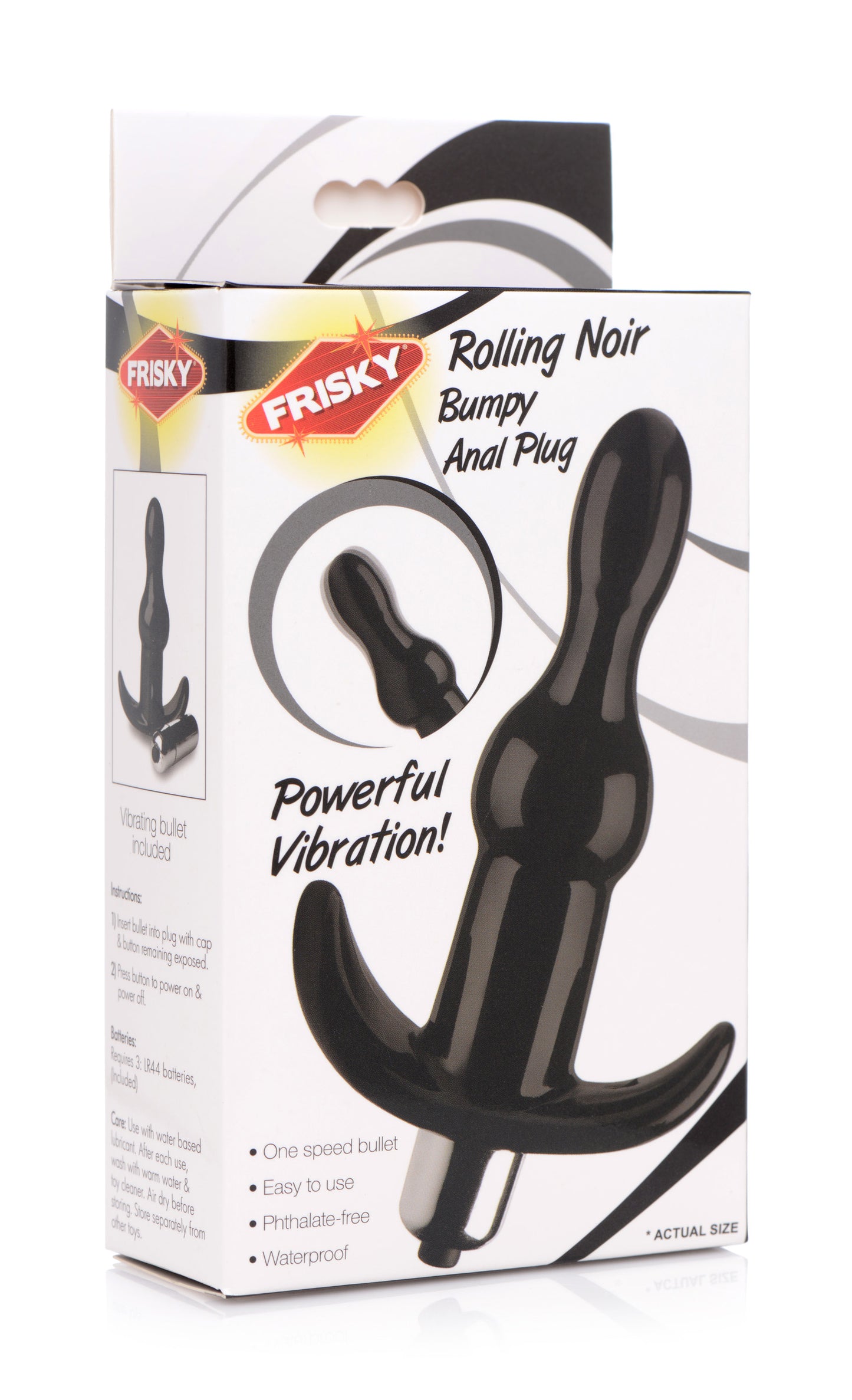 Bumpy Vibrating Anal Plug -