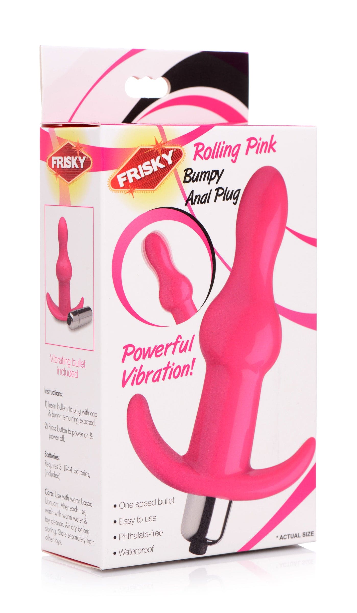 Bumpy Vibrating Anal Plug -