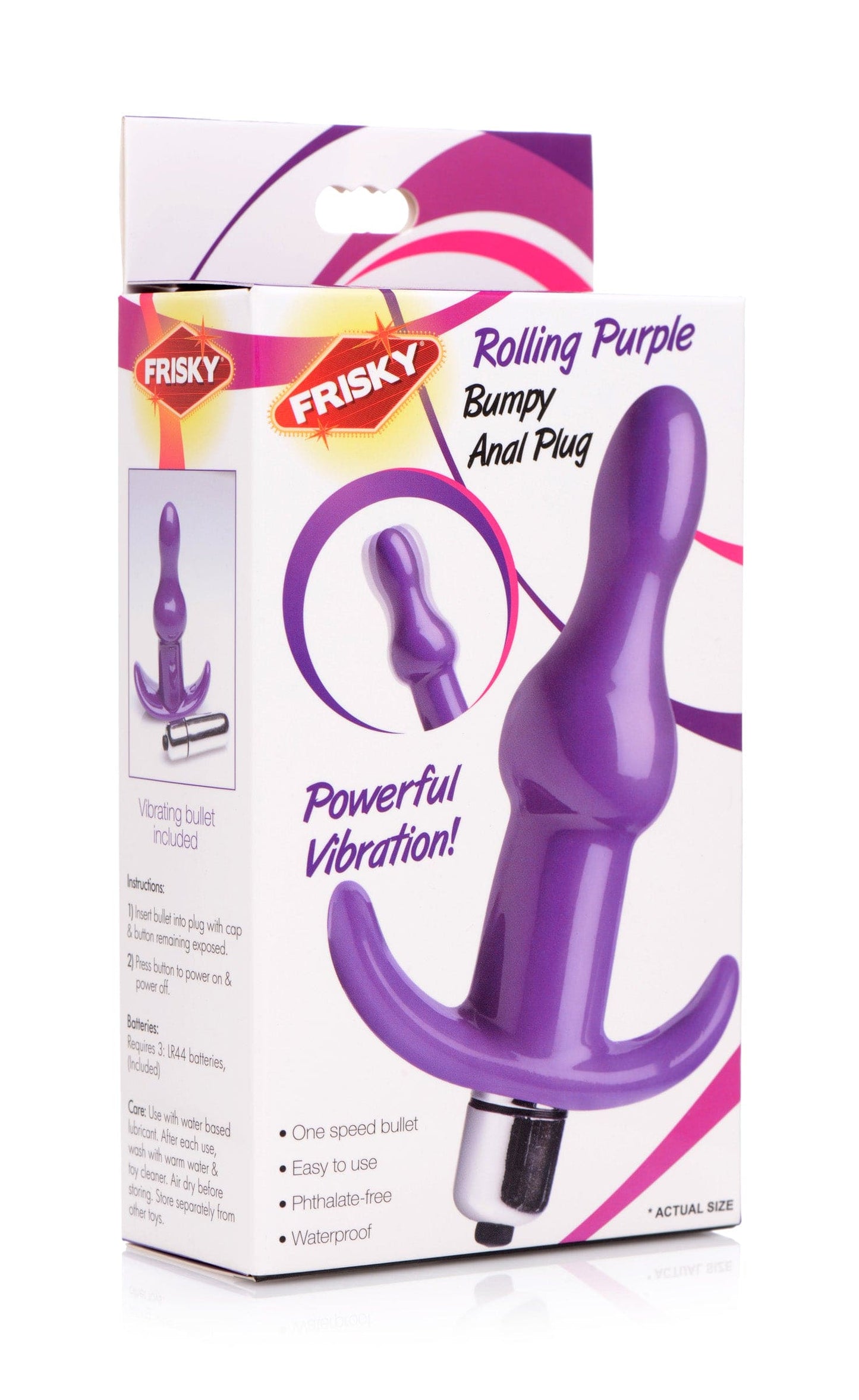 Bumpy Vibrating Anal Plug -