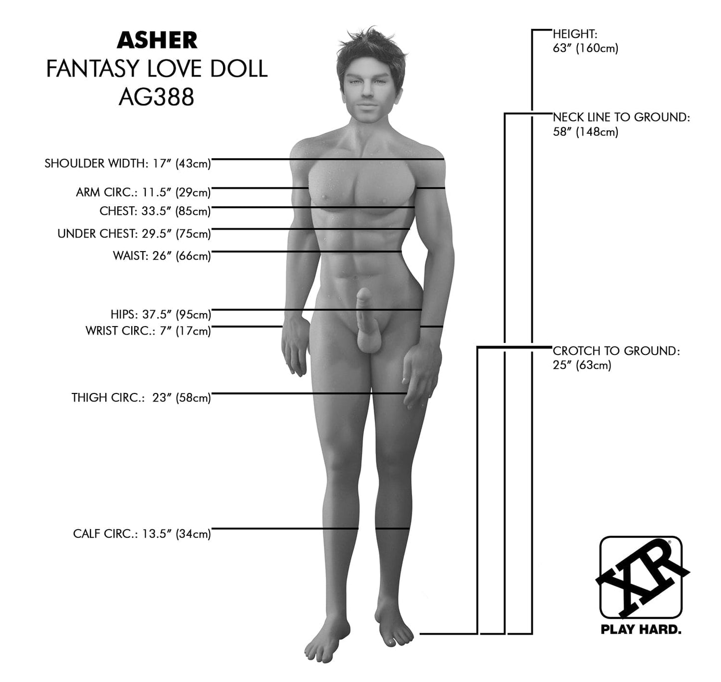 Asher Fantasy Male Doll