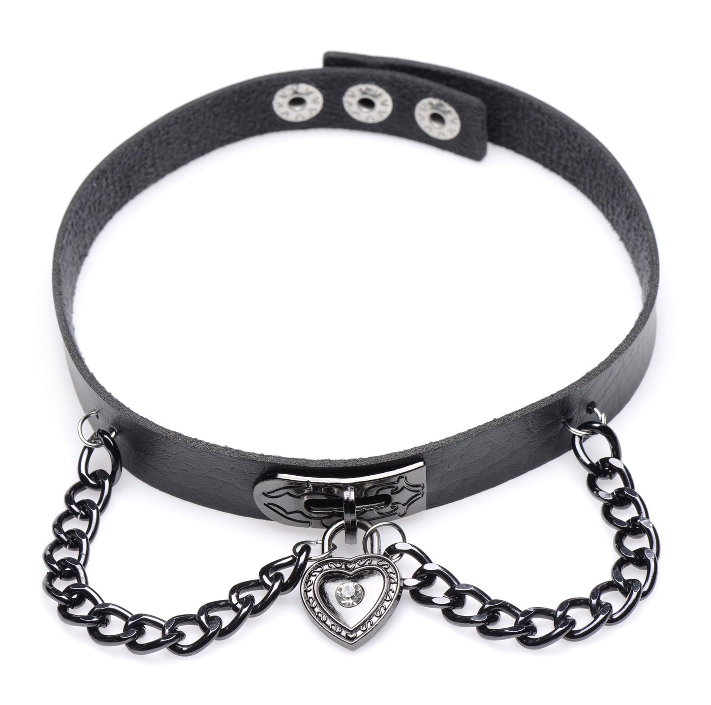 Gothic Heart Chain Choker