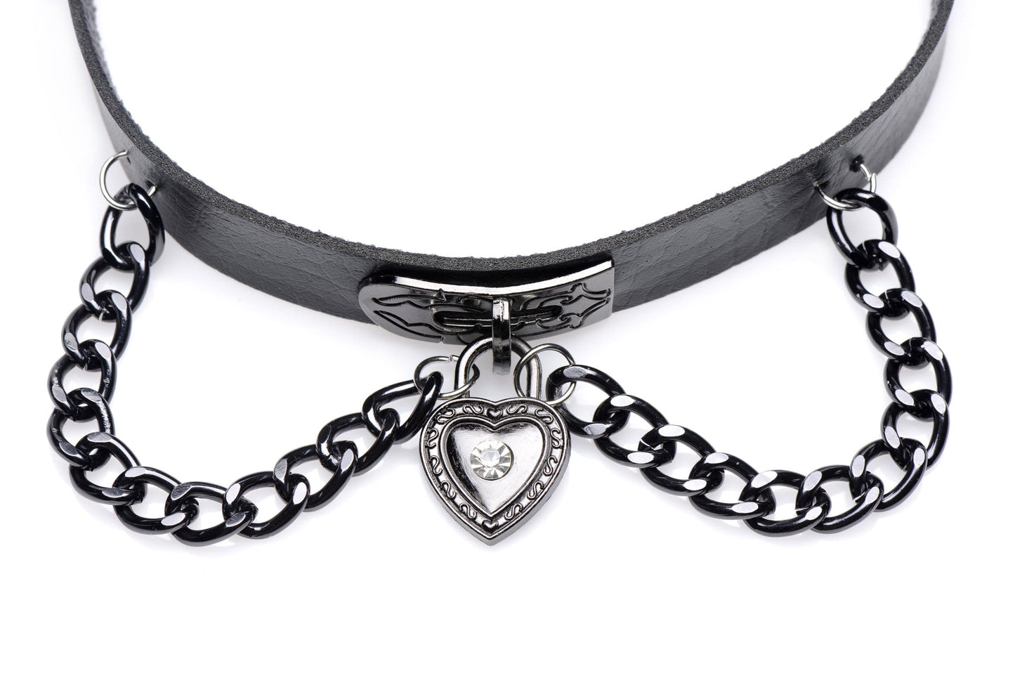 Gothic Heart Chain Choker