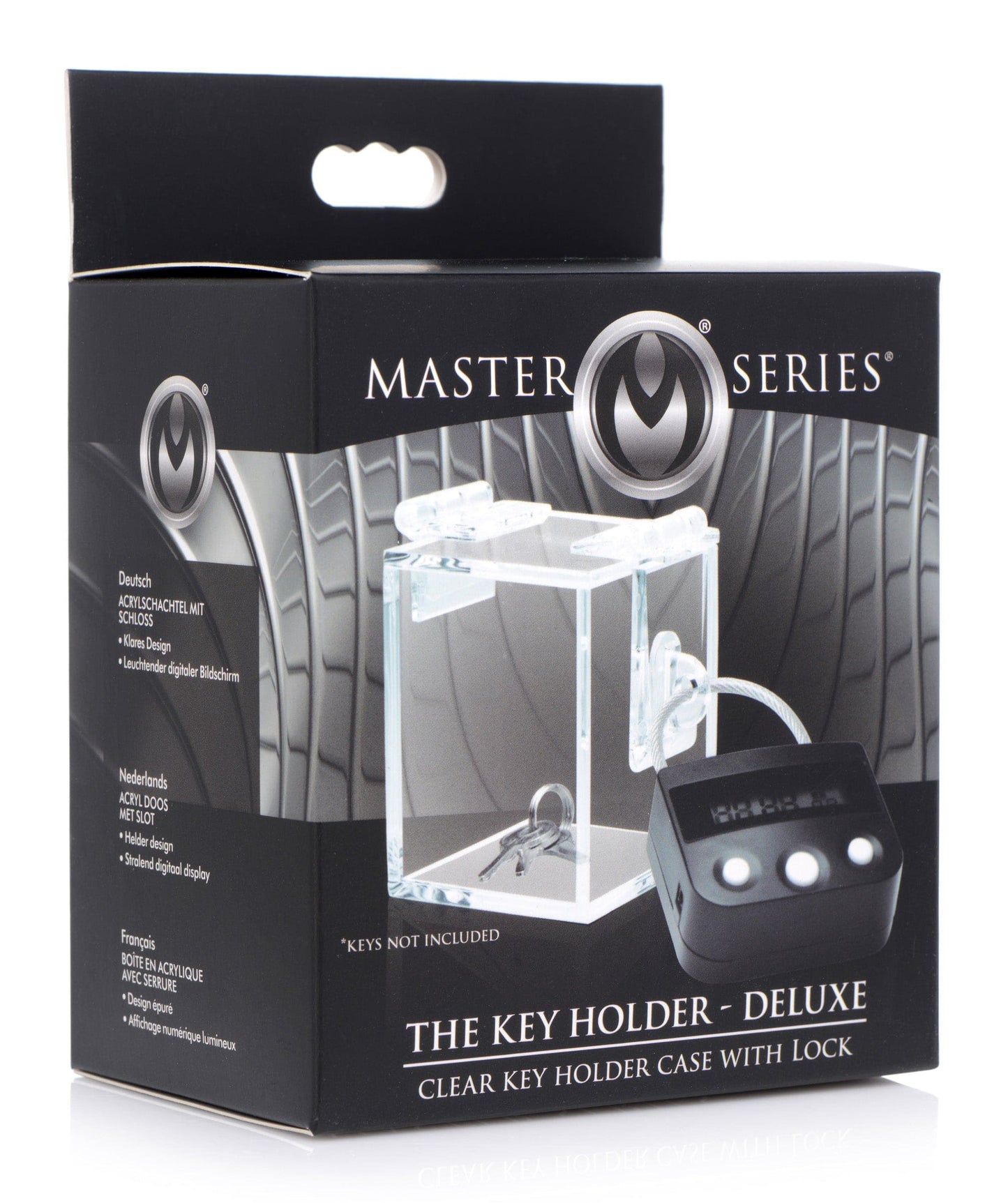 The Key Holder Deluxe Clear Case with Lock