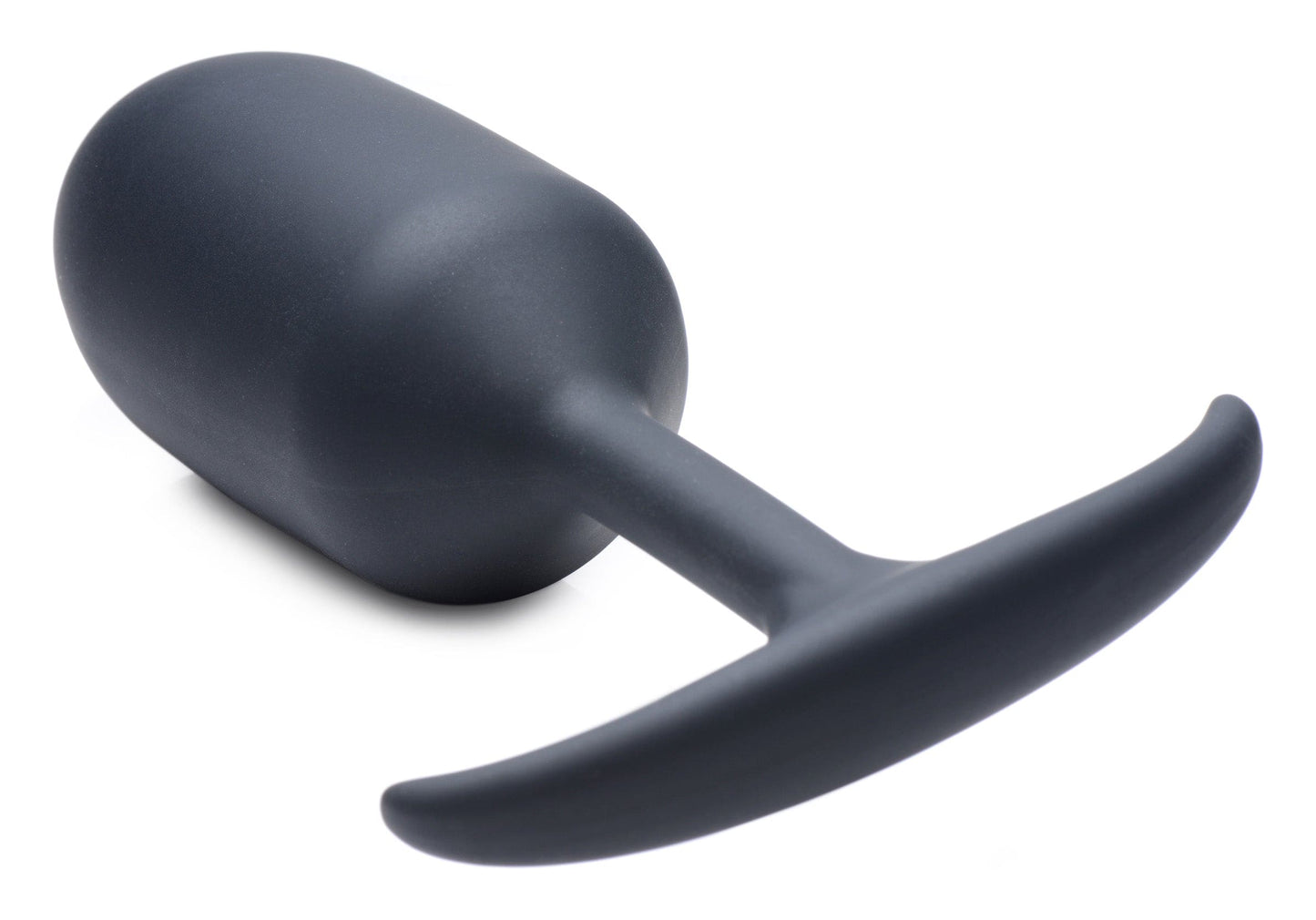 Premium Silicone Weighted Anal Plug - Large