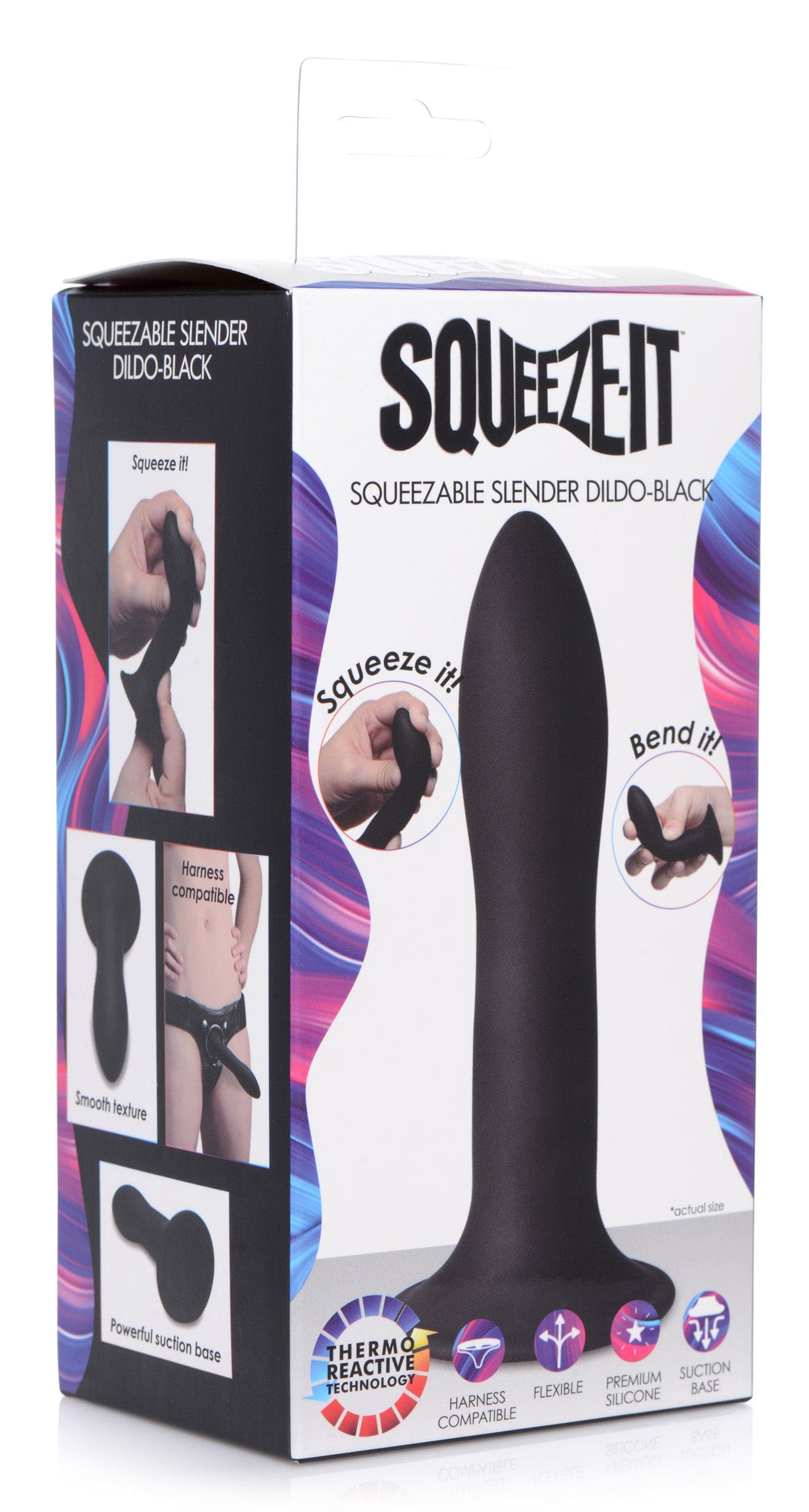 Squeezable Slender Dildo -