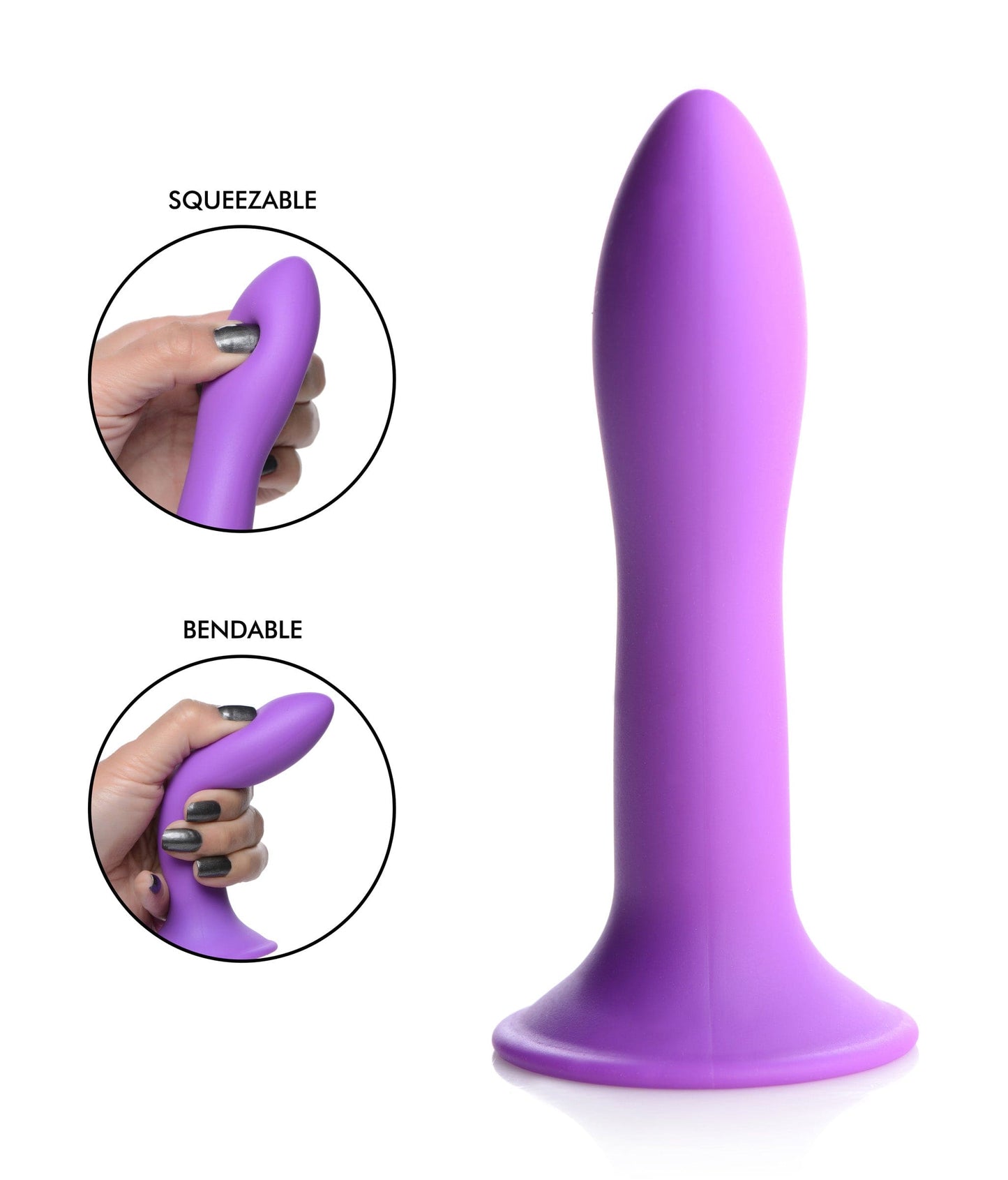 Squeezable Slender Dildo -