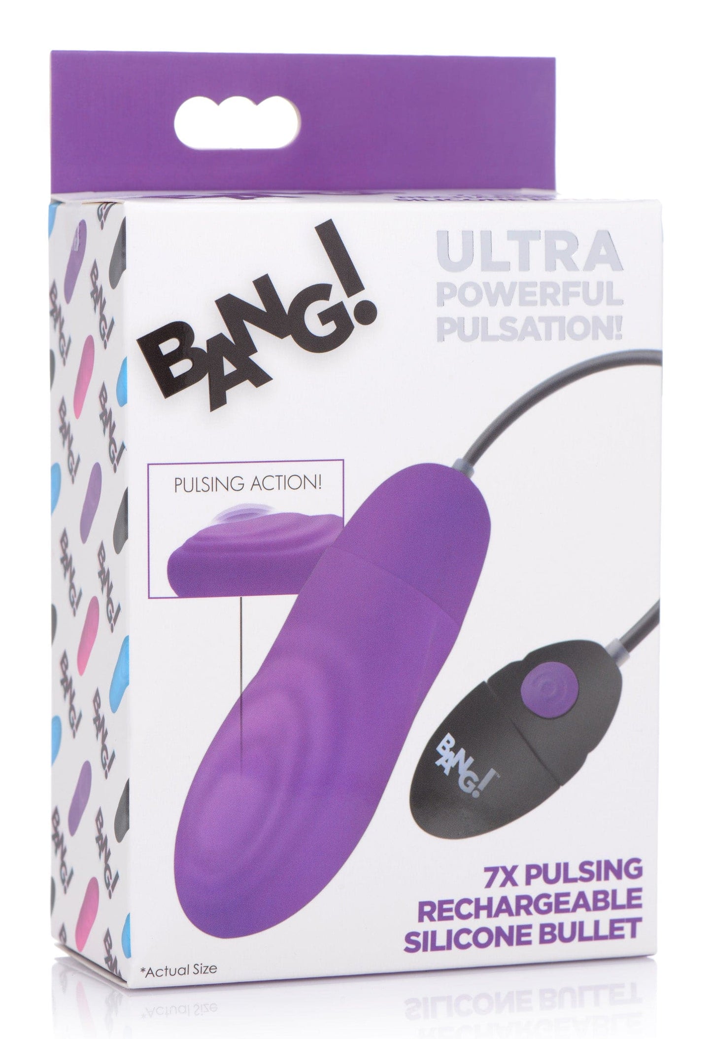 7X Pulsing Rechargeable Silicone Vibrator -