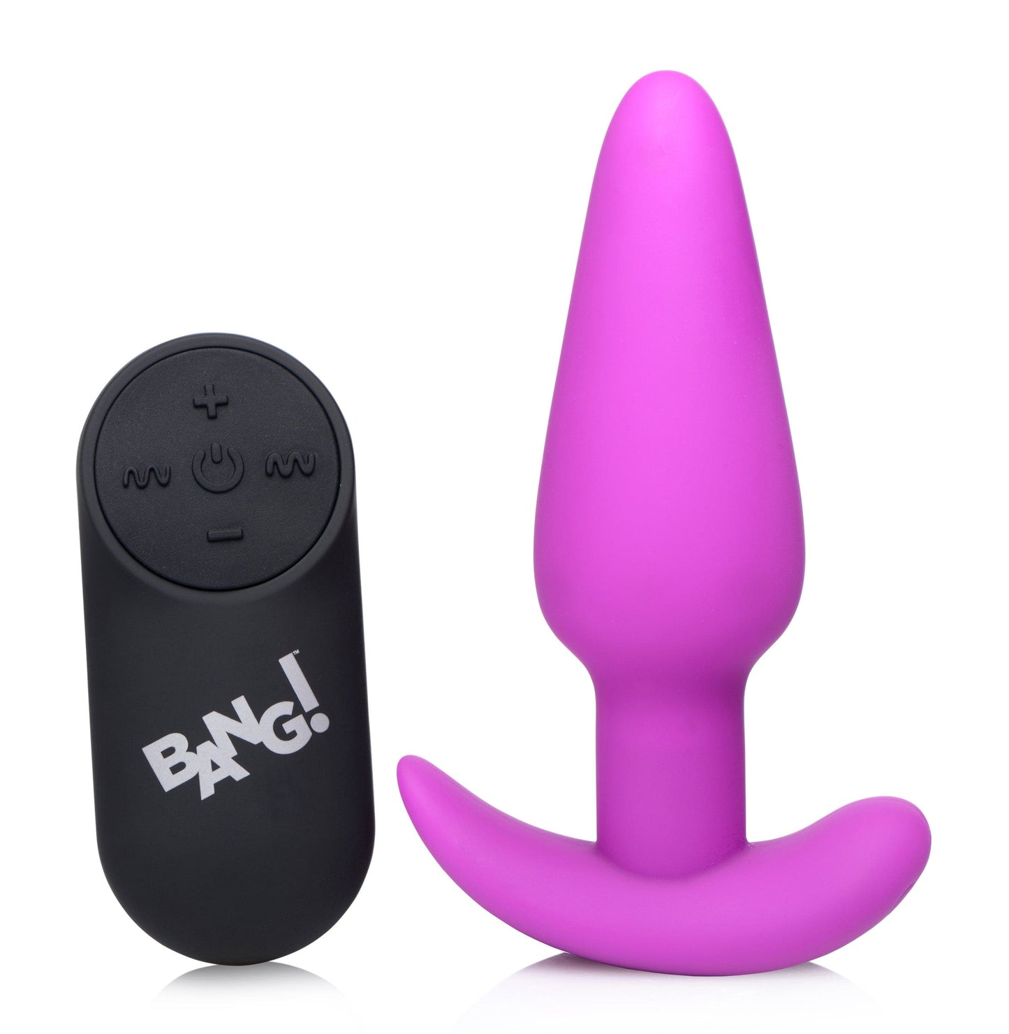 Remote Control 21X Vibrating Silicone Butt Plug -