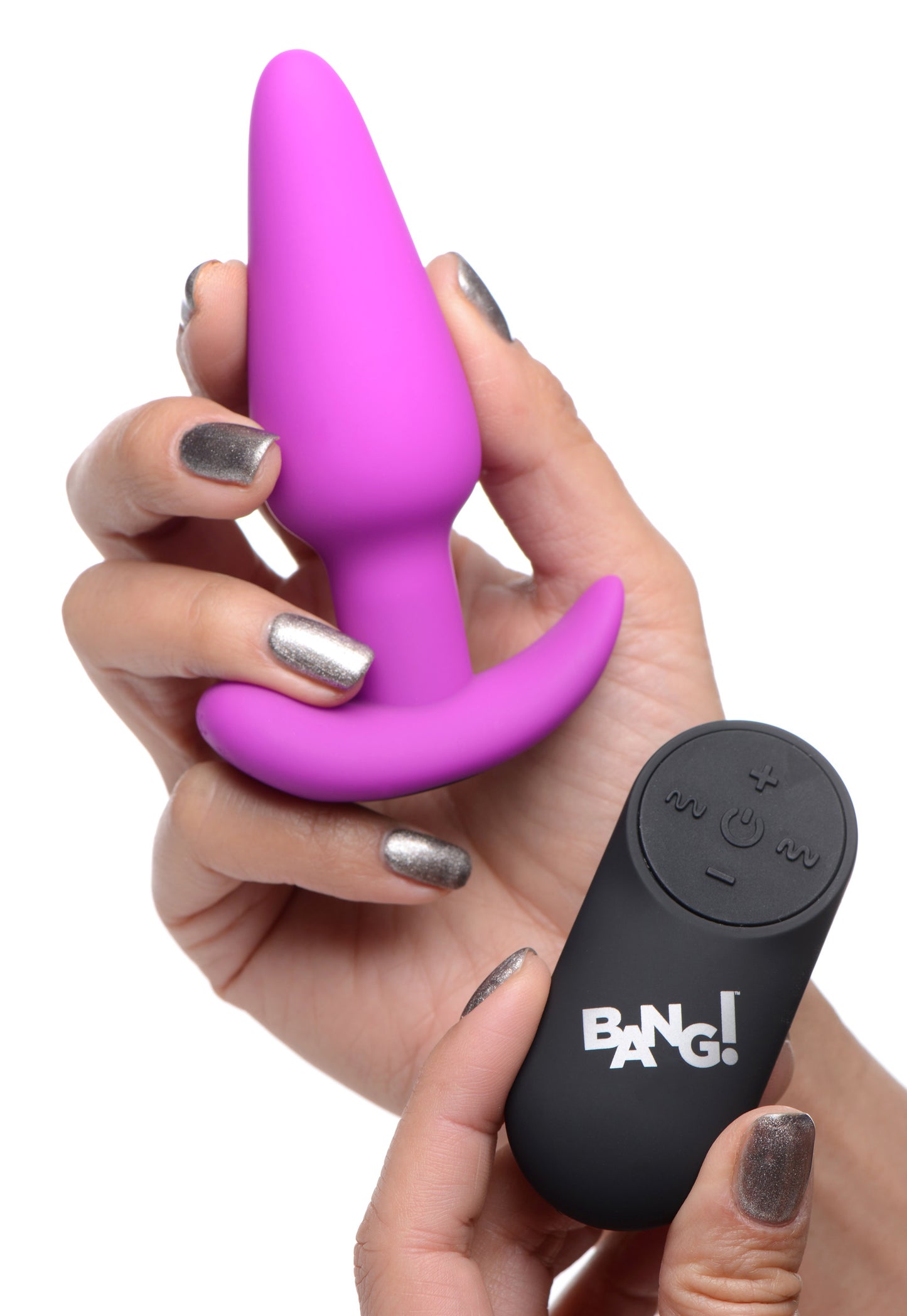 Remote Control 21X Vibrating Silicone Butt Plug -