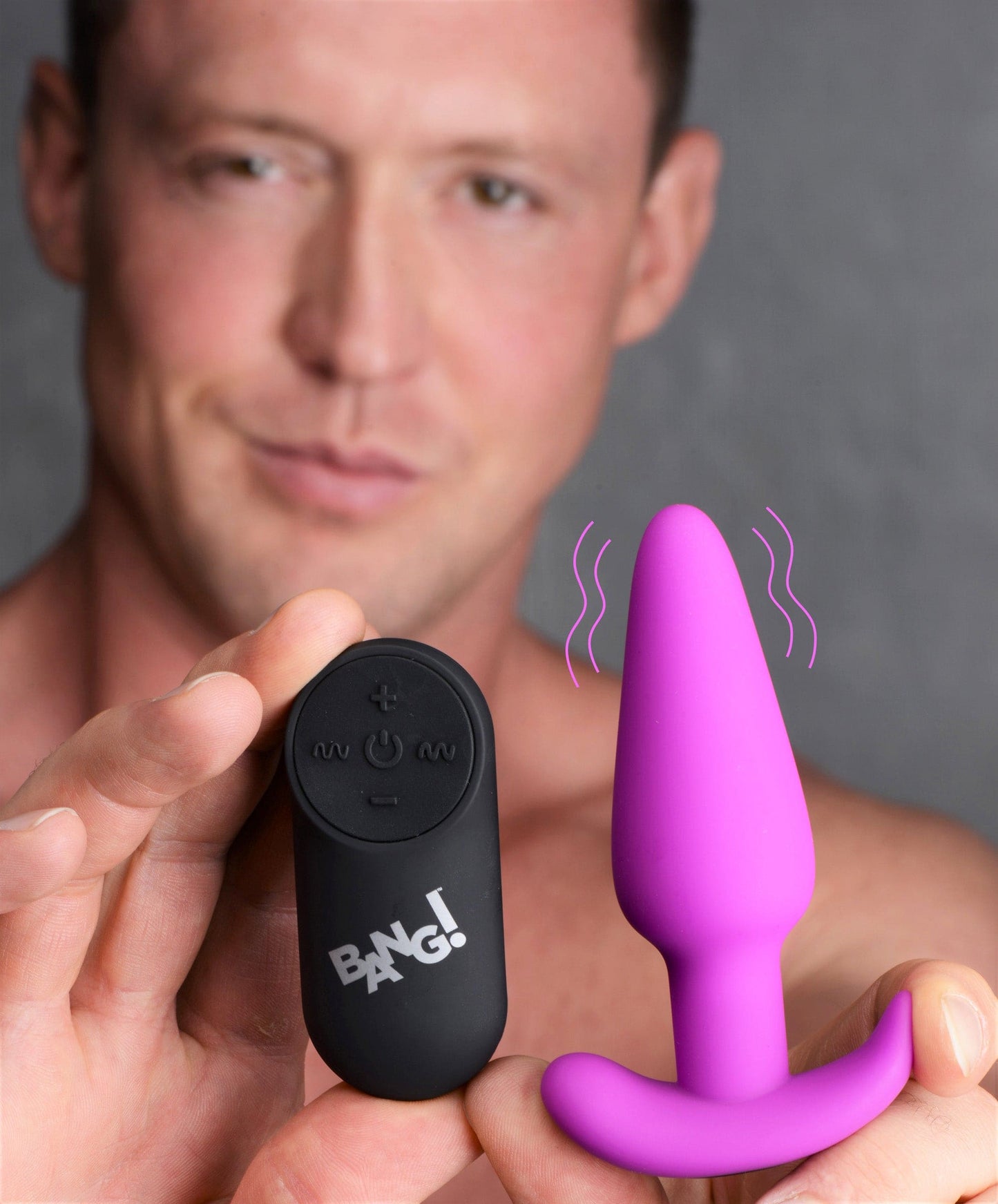 Remote Control 21X Vibrating Silicone Butt Plug -