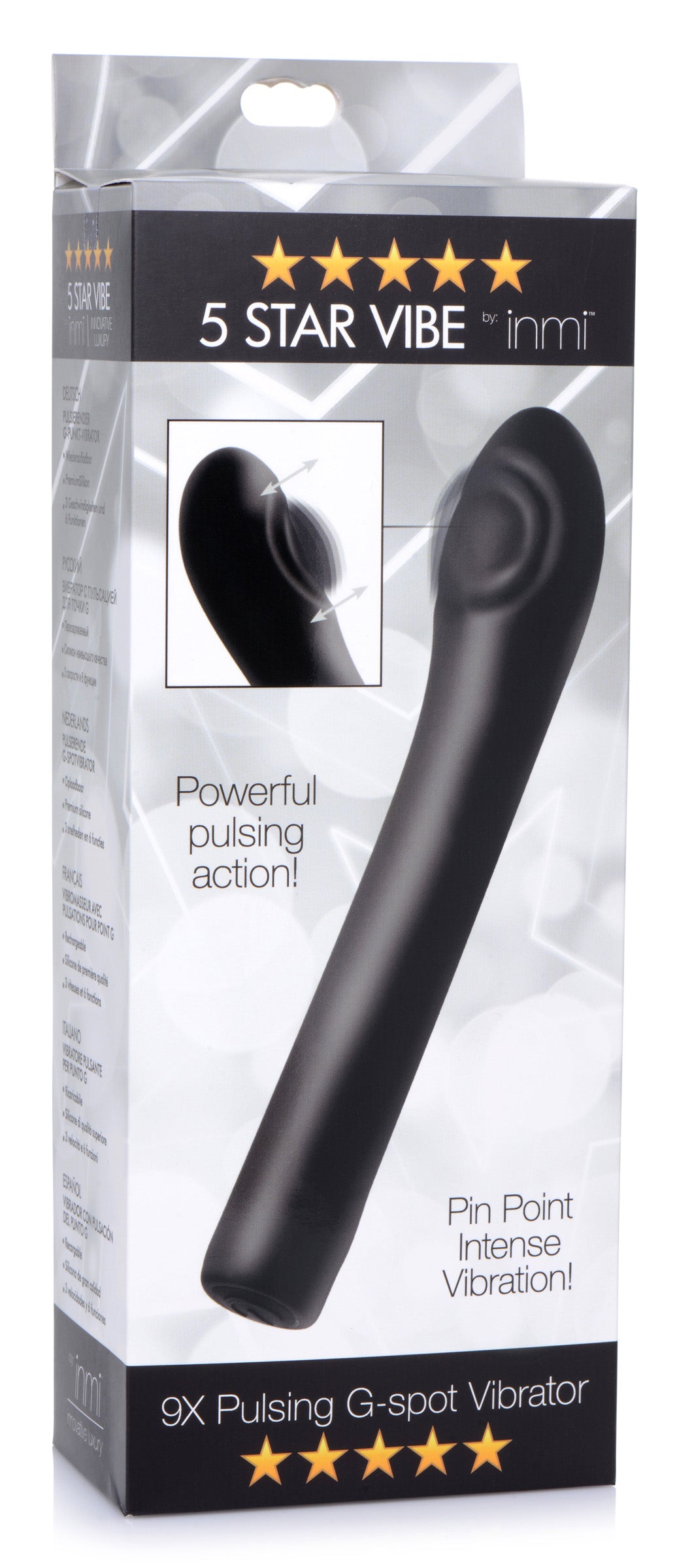 5 Star 9X Pulsing G-spot Silicone Vibrator -