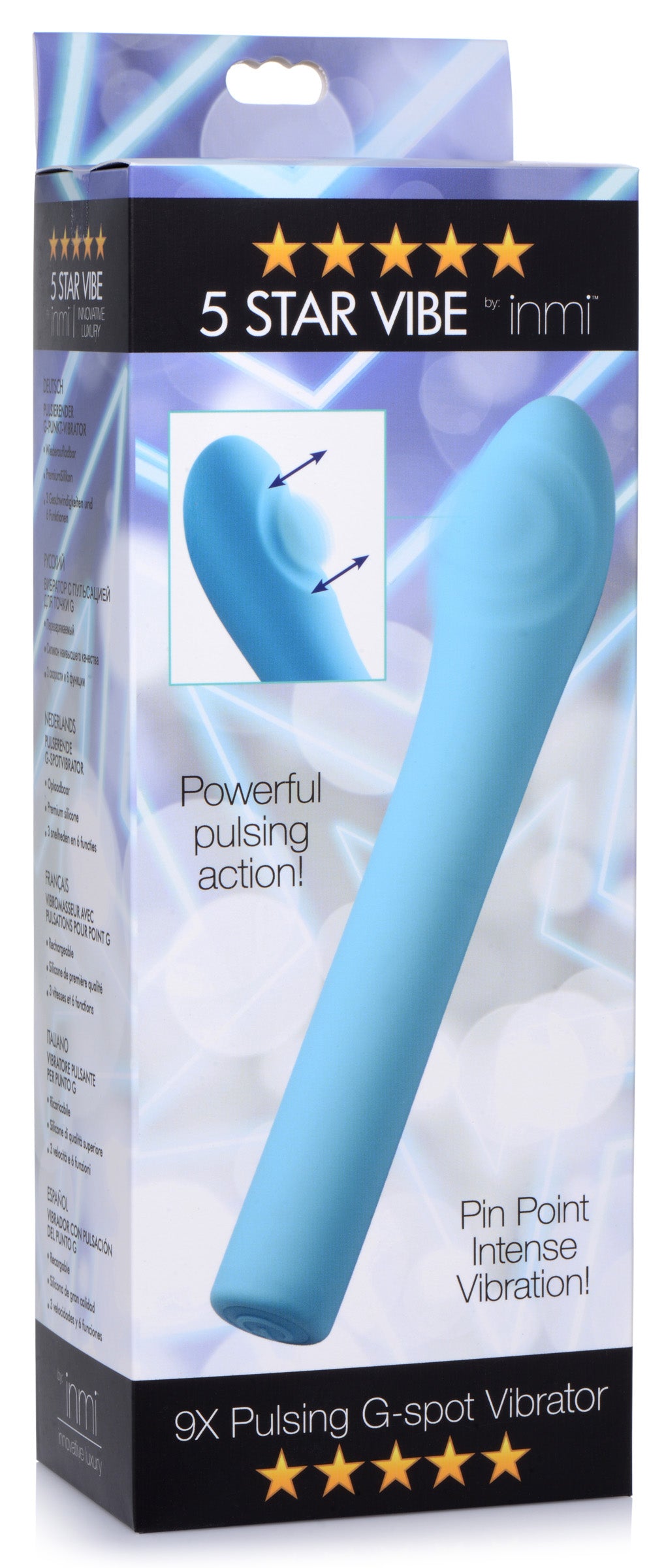 5 Star 9X Pulsing G-spot Silicone Vibrator -