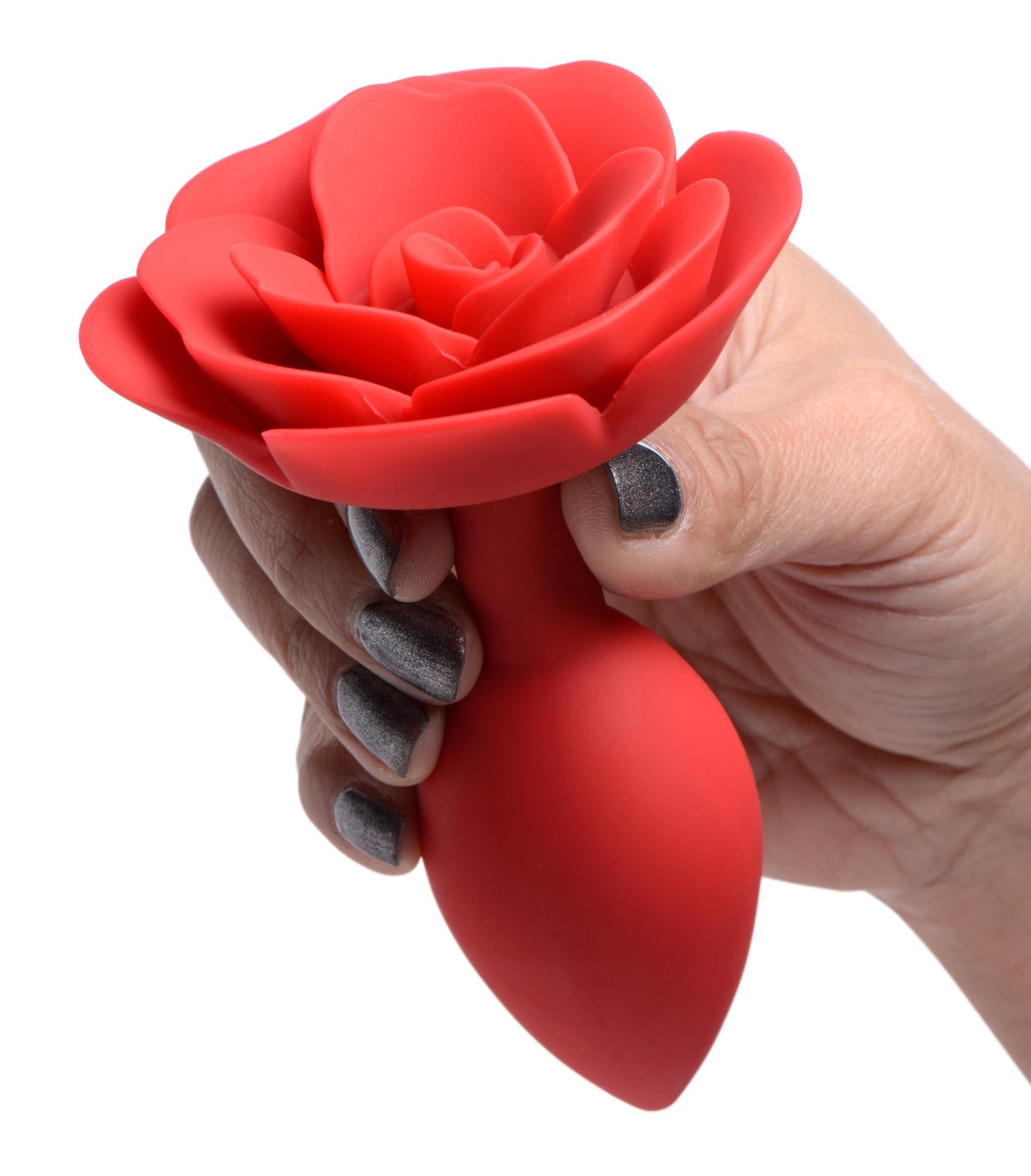 Booty Bloom Silicone Rose Anal Plug - Medium