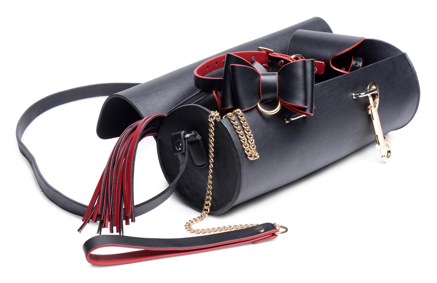 and Red Bow Bondage Set with Carry Case