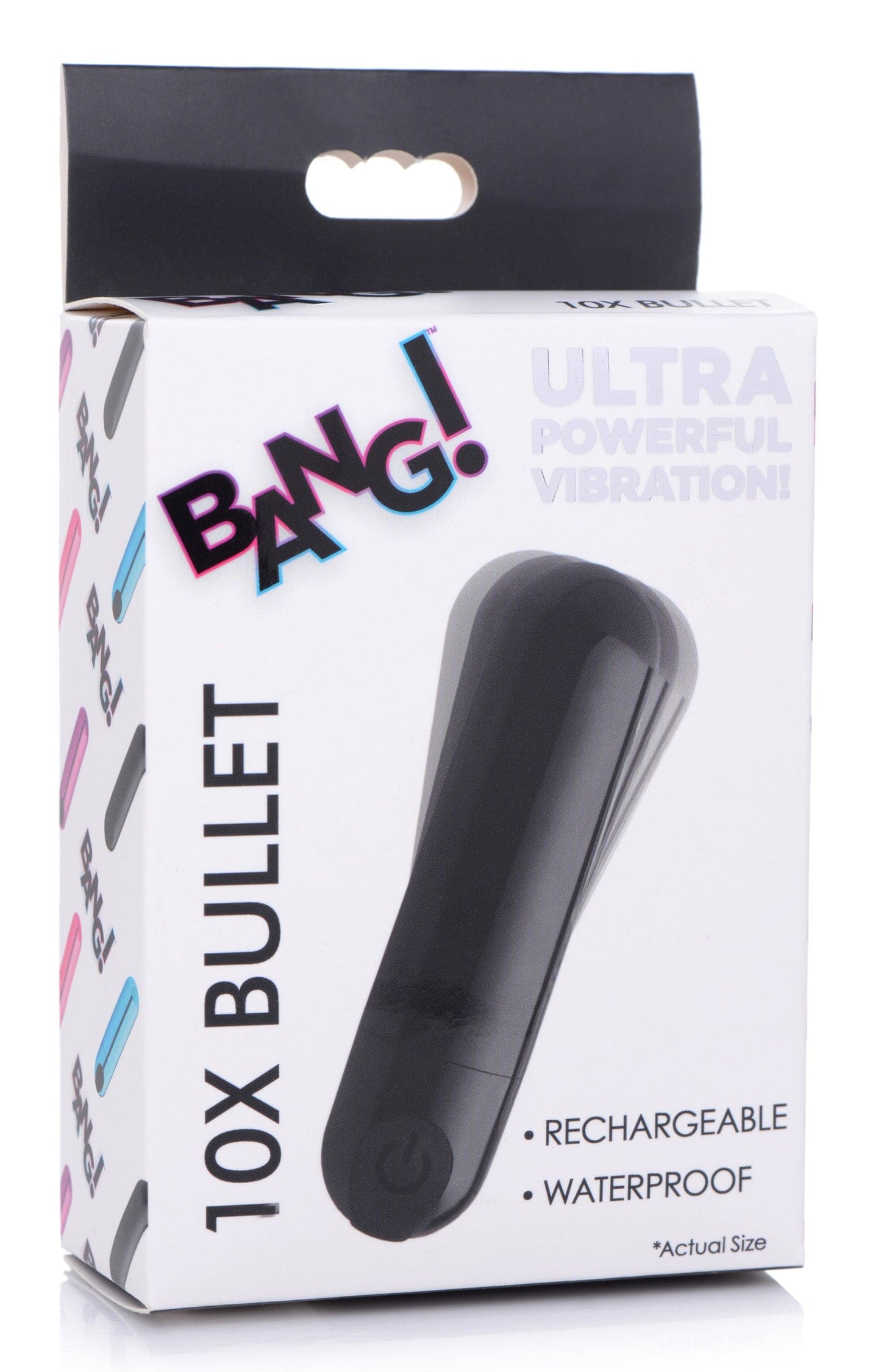 10X Rechargeable Vibrating Metallic Bullet -