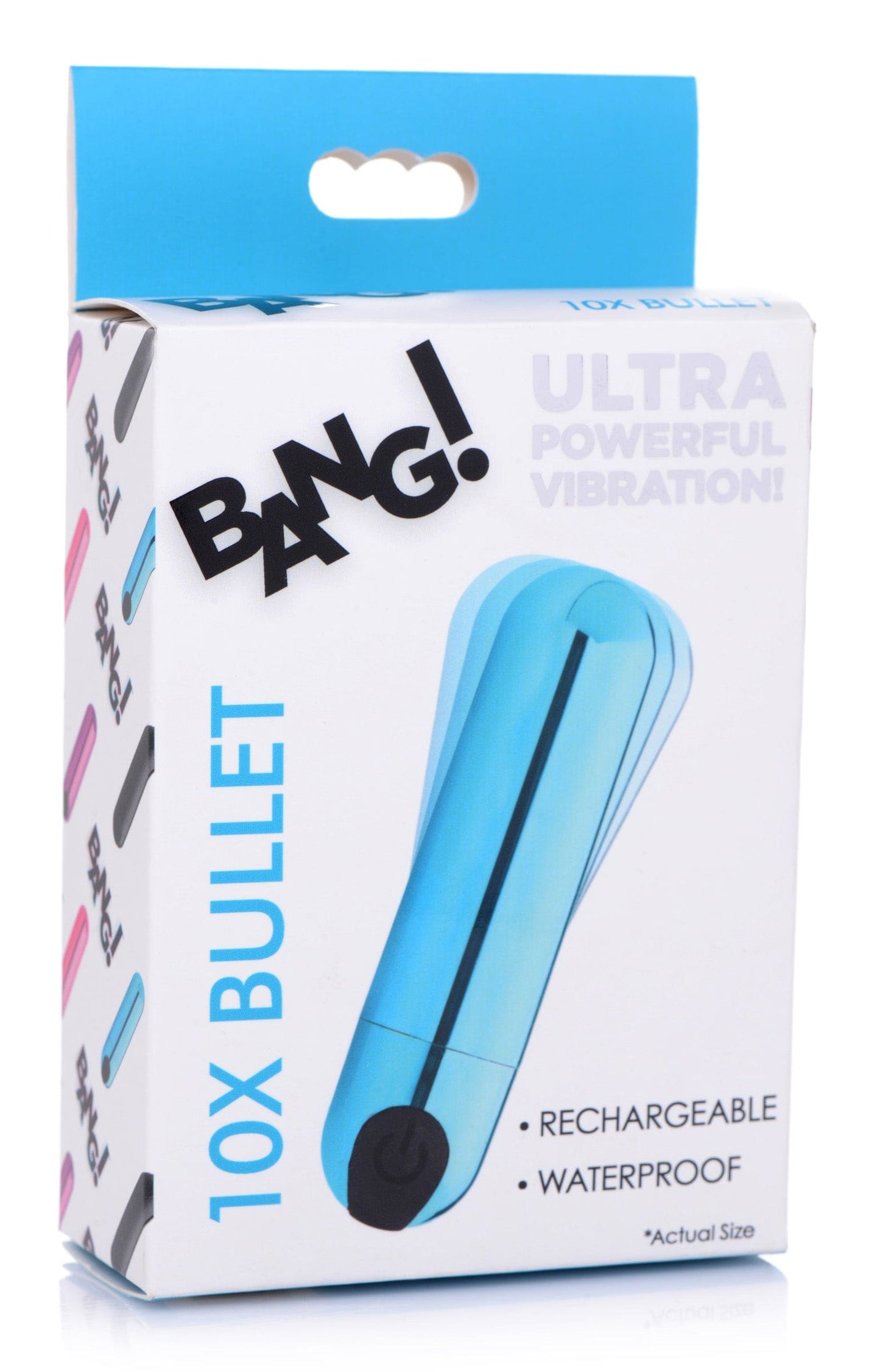 10X Rechargeable Vibrating Metallic Bullet -