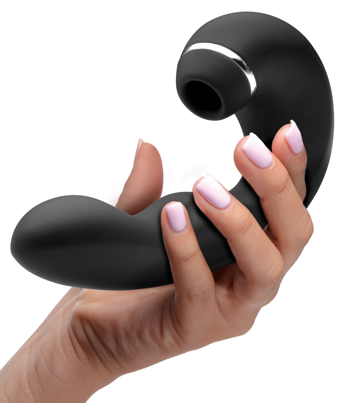 Shegasm 5 Star 10X Tapping G-Spot Silicone Vibrator with Suction -