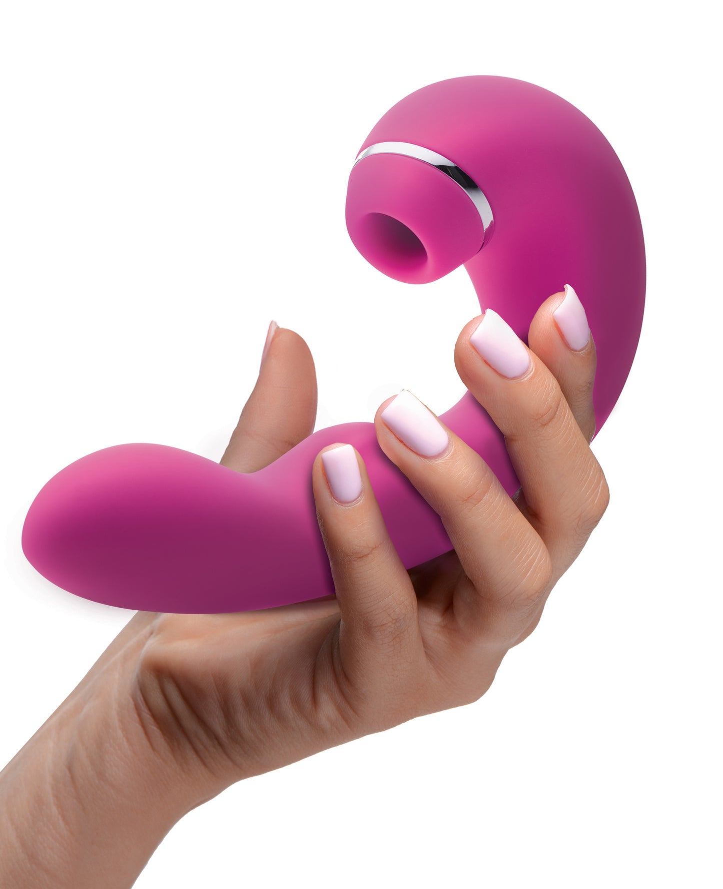 Shegasm 5 Star 10X Tapping G-Spot Silicone Vibrator with Suction -